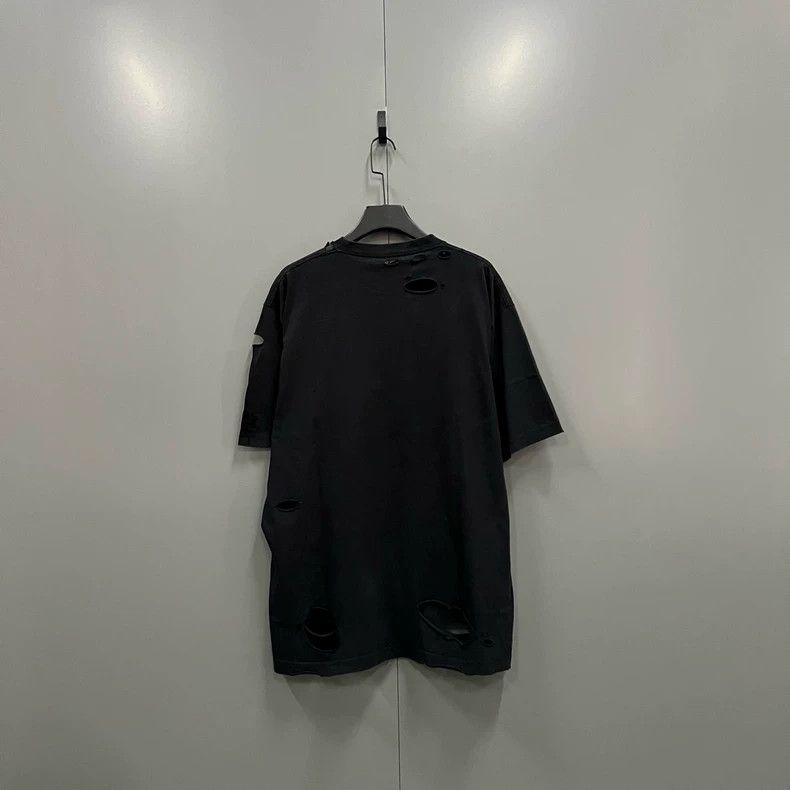 Balenciaga Balenciaga Black Large Logo Print Short Sleeve Size US XS / EU 42 / 0 - 2 Thumbnail