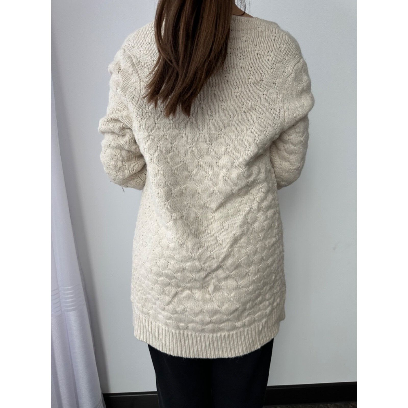 Zadig & Voltaire VTG Zadig&Voltaire Beige Knitted DapheeAln Wool Cardigan Swe Size M / US 6-8 / IT 42-44 - 11 Thumbnail
