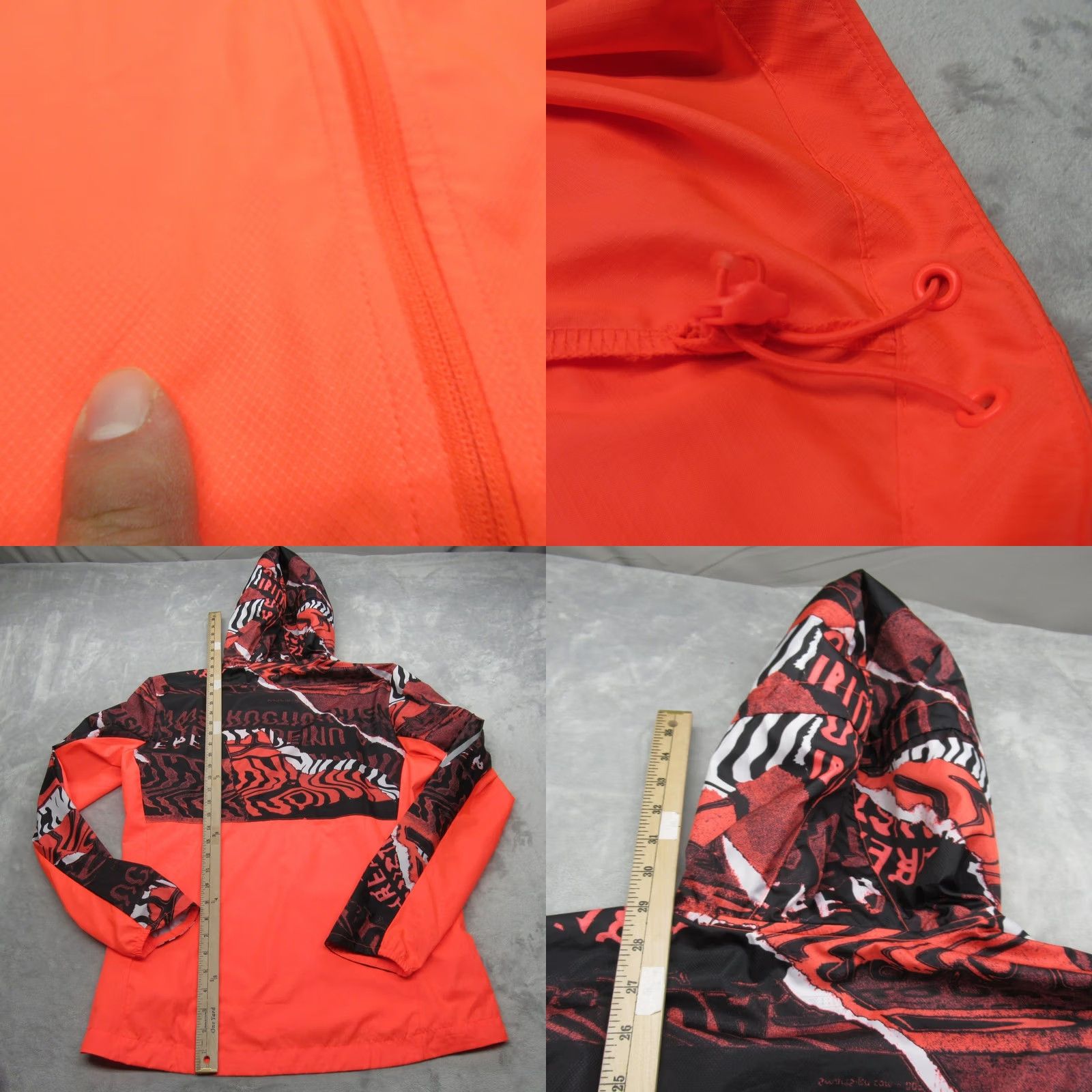 Adidas Adidas Own The Run Jacket Mens Medium Orange Lightweight Packable Running Track Size US M / EU 48-50 / 2 - 8 Thumbnail