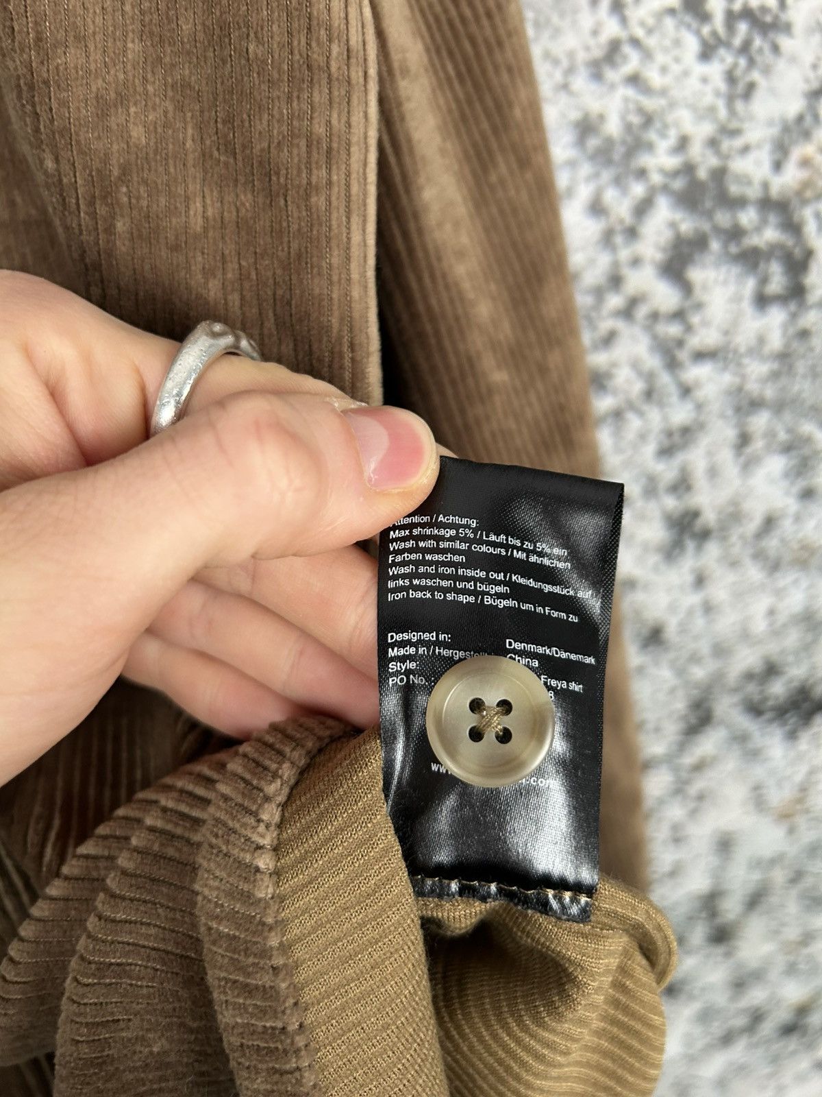 Other Modstrom Corduroy Brown Shirt Streetwear Designer Hype Size US M / EU 48-50 / 2 - 6 Thumbnail