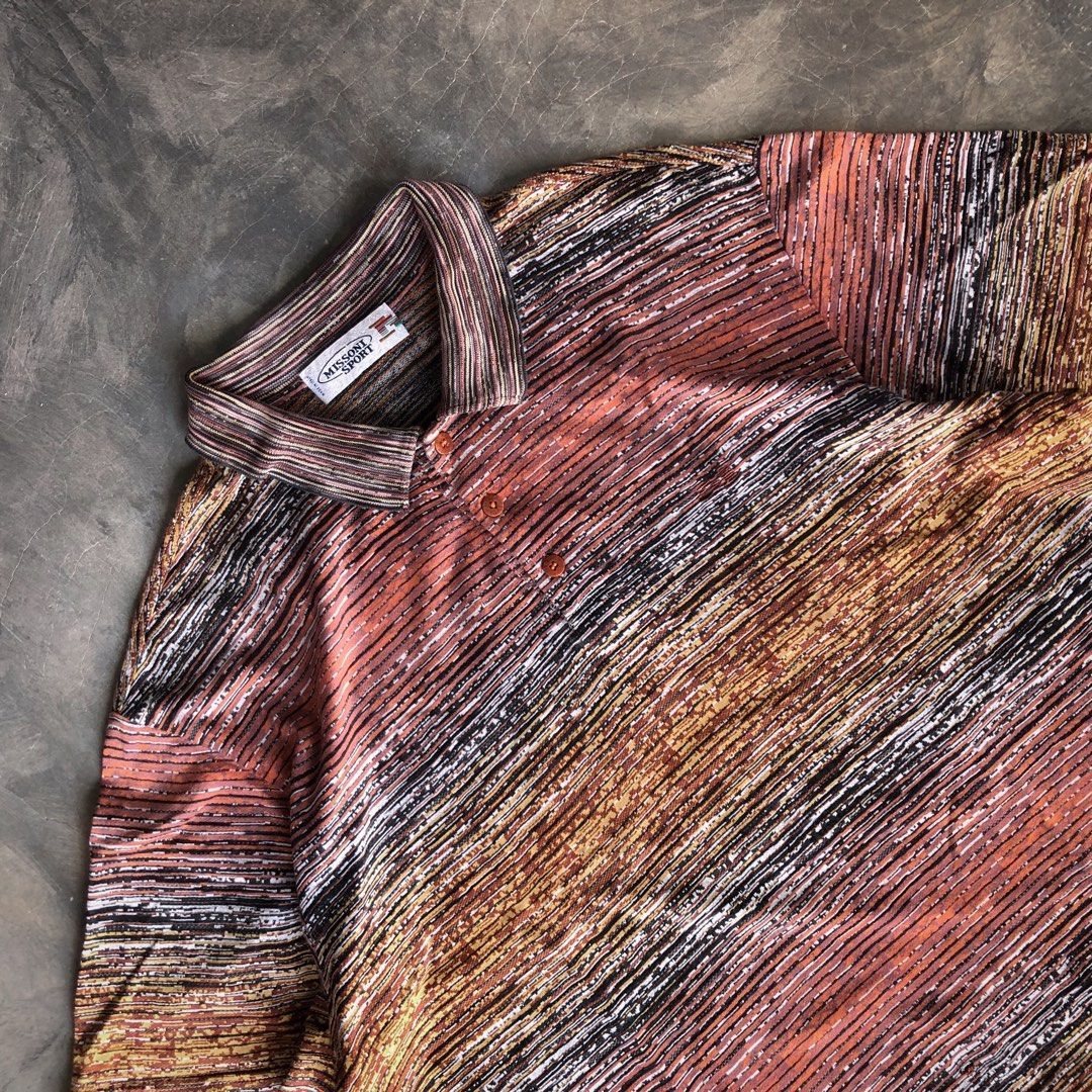 Missoni Vintage Missoni Polo Shirt Size US L / EU 52-54 / 3 - 5 Thumbnail
