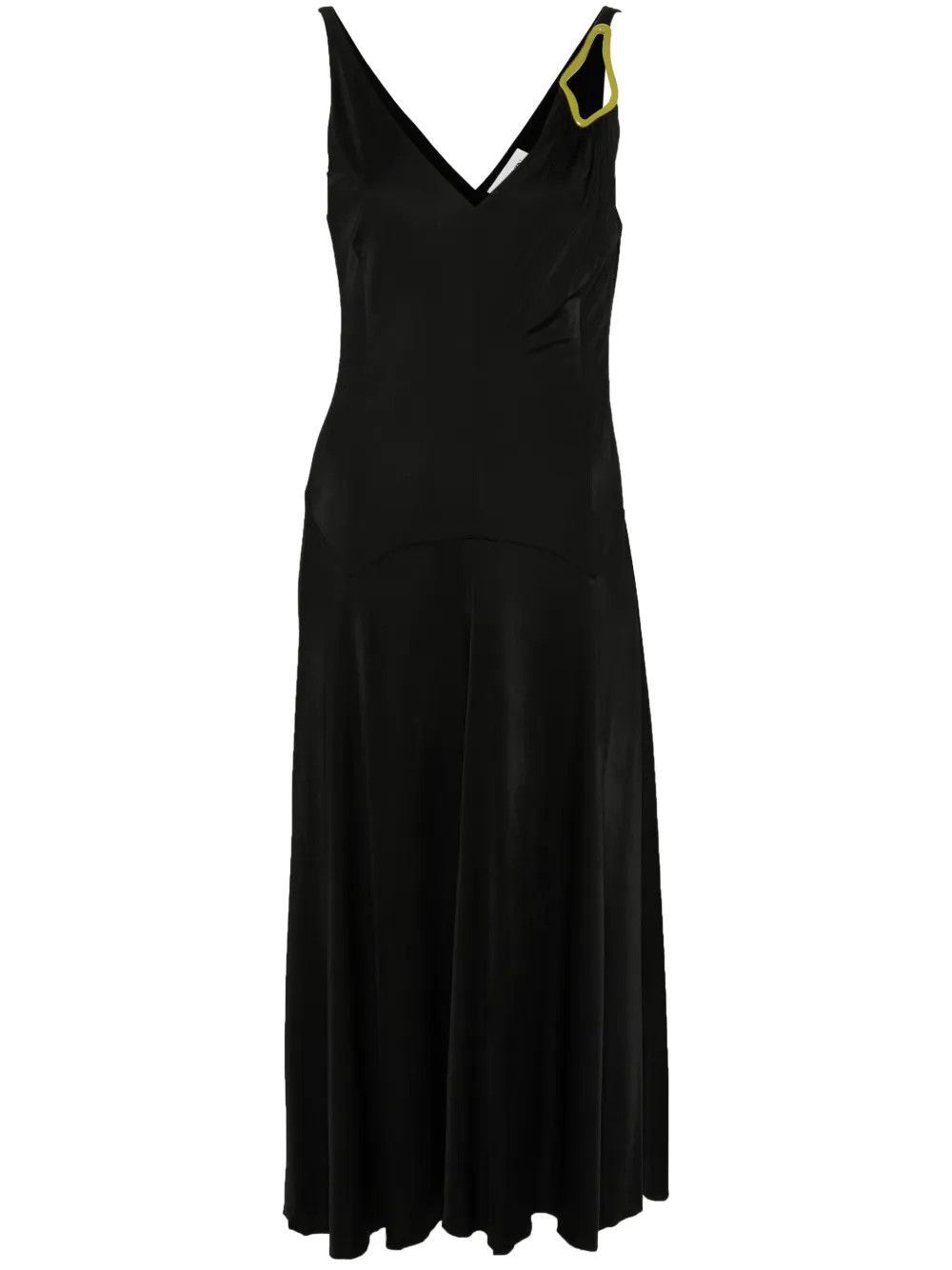 Lanvin o1y0326 Maxi Dress in Black Size M / US 6-8 / IT 42-44 - 1 Thumbnail