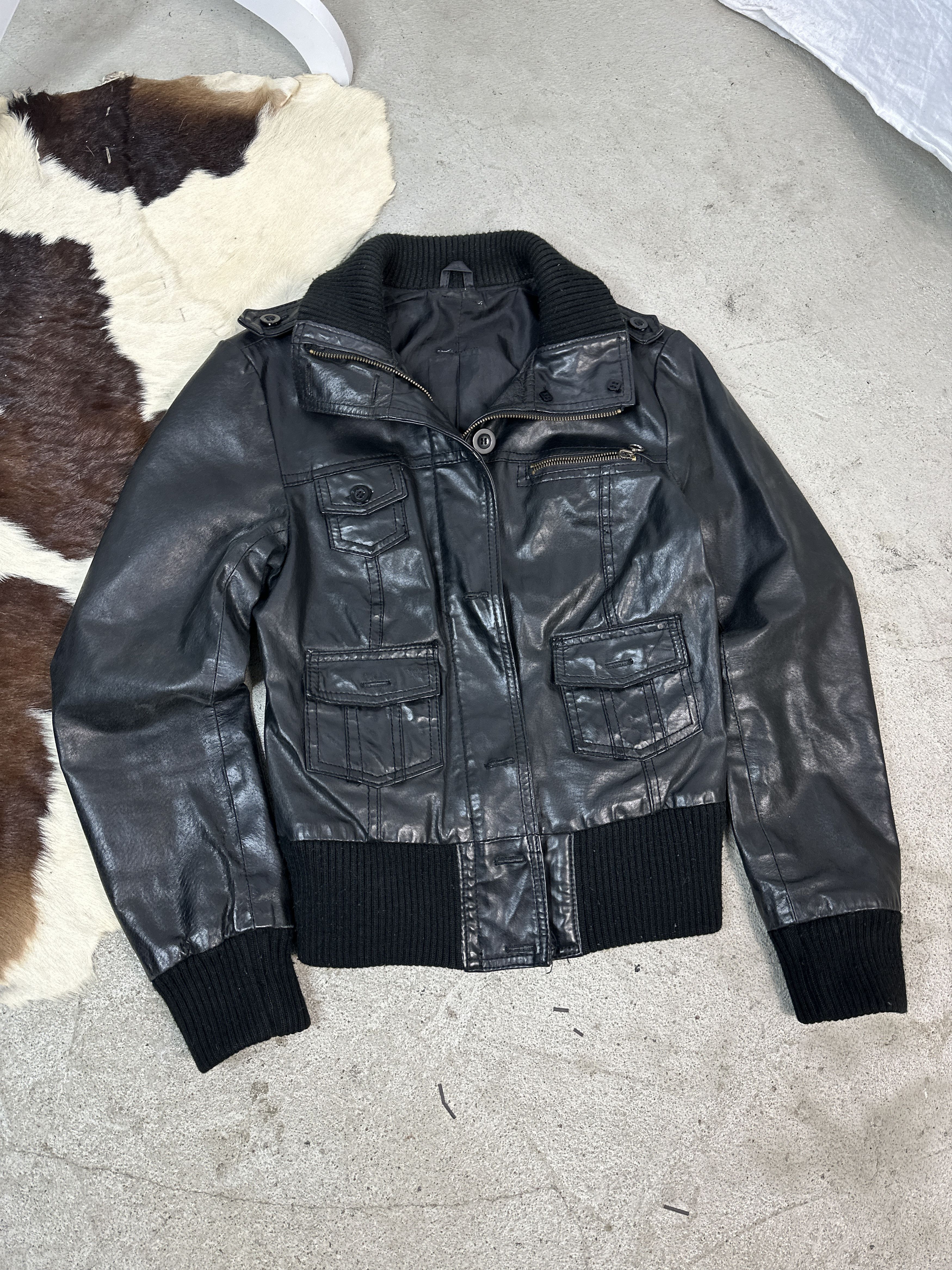 Vintage Vintage Moto Leather Jacket Size US M / EU 48-50 / 2 - 1 Thumbnail