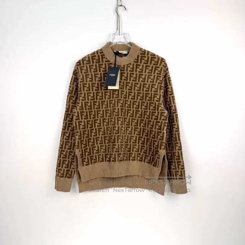 Fendi Fendi Camel logo sweater Size XS / US 0-2 / IT 36-38 - 3 Thumbnail