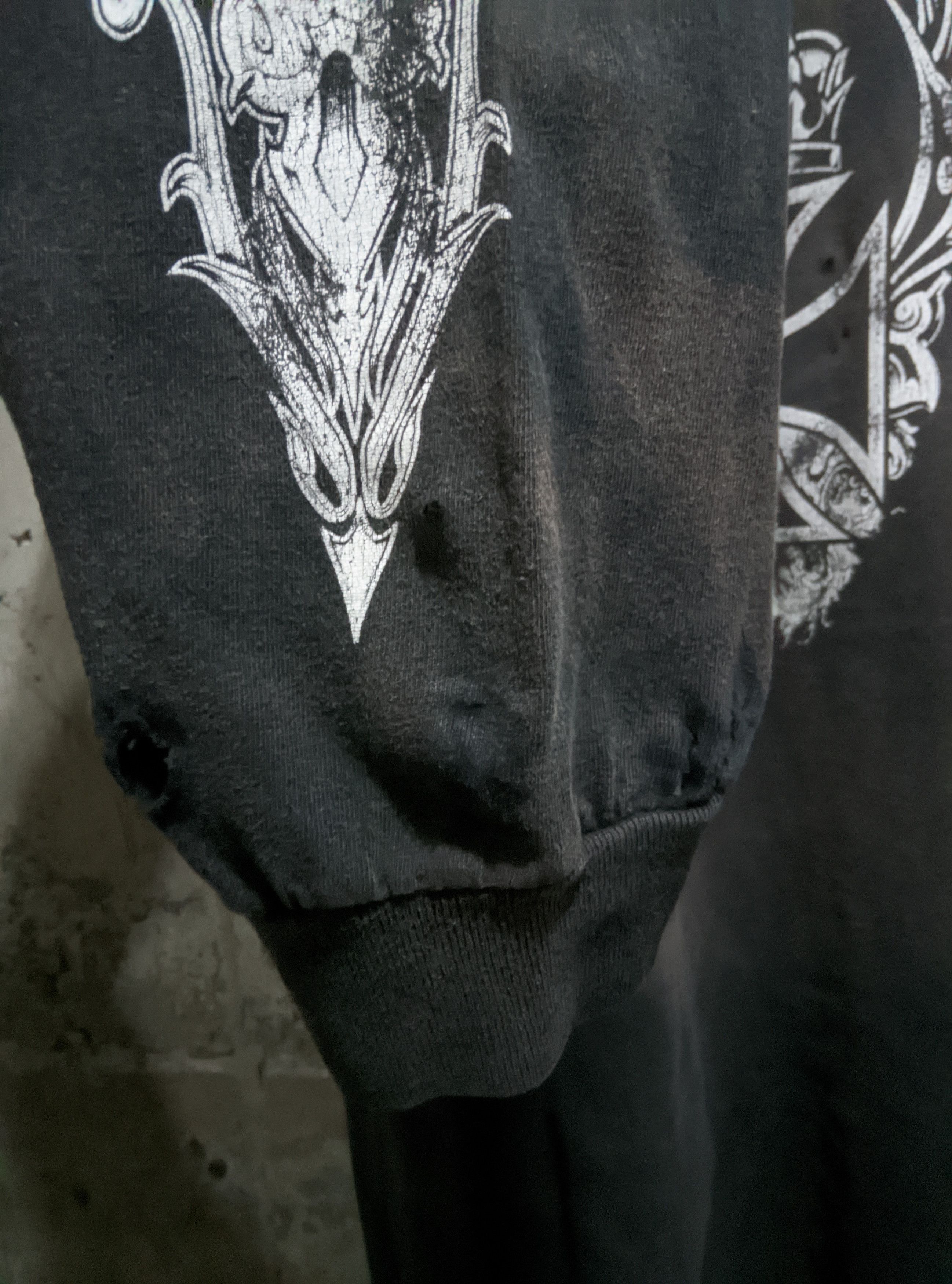 Vintage Vintage thrashed sun fade Cross grunge wcc erd Size US XL / EU 56 / 4 - 15 Thumbnail