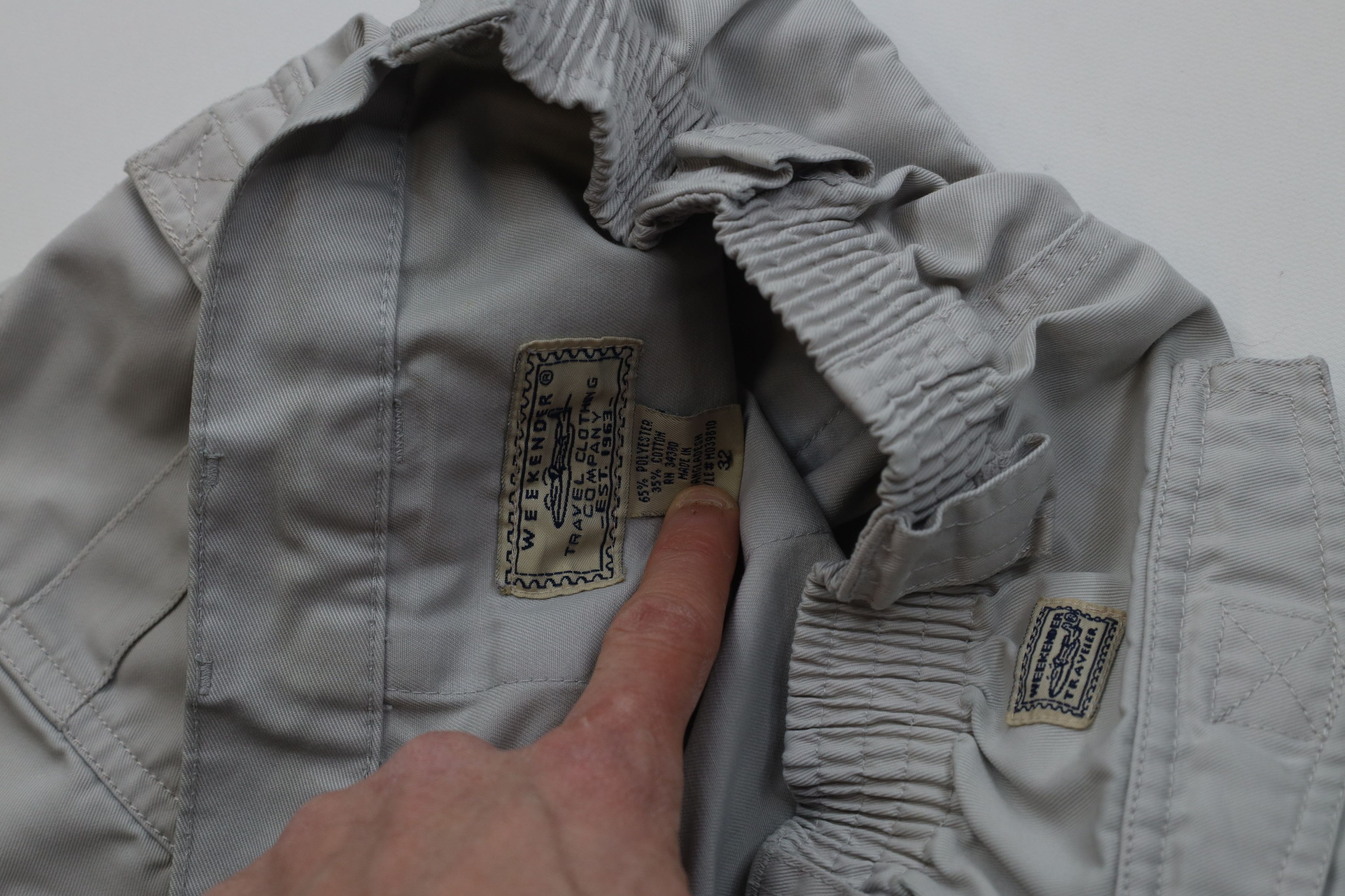 Vintage Vintage 90s Streetwear Above Knee Trekking Cargo Shorts Gray Size US 32 / EU 48 - 7 Thumbnail