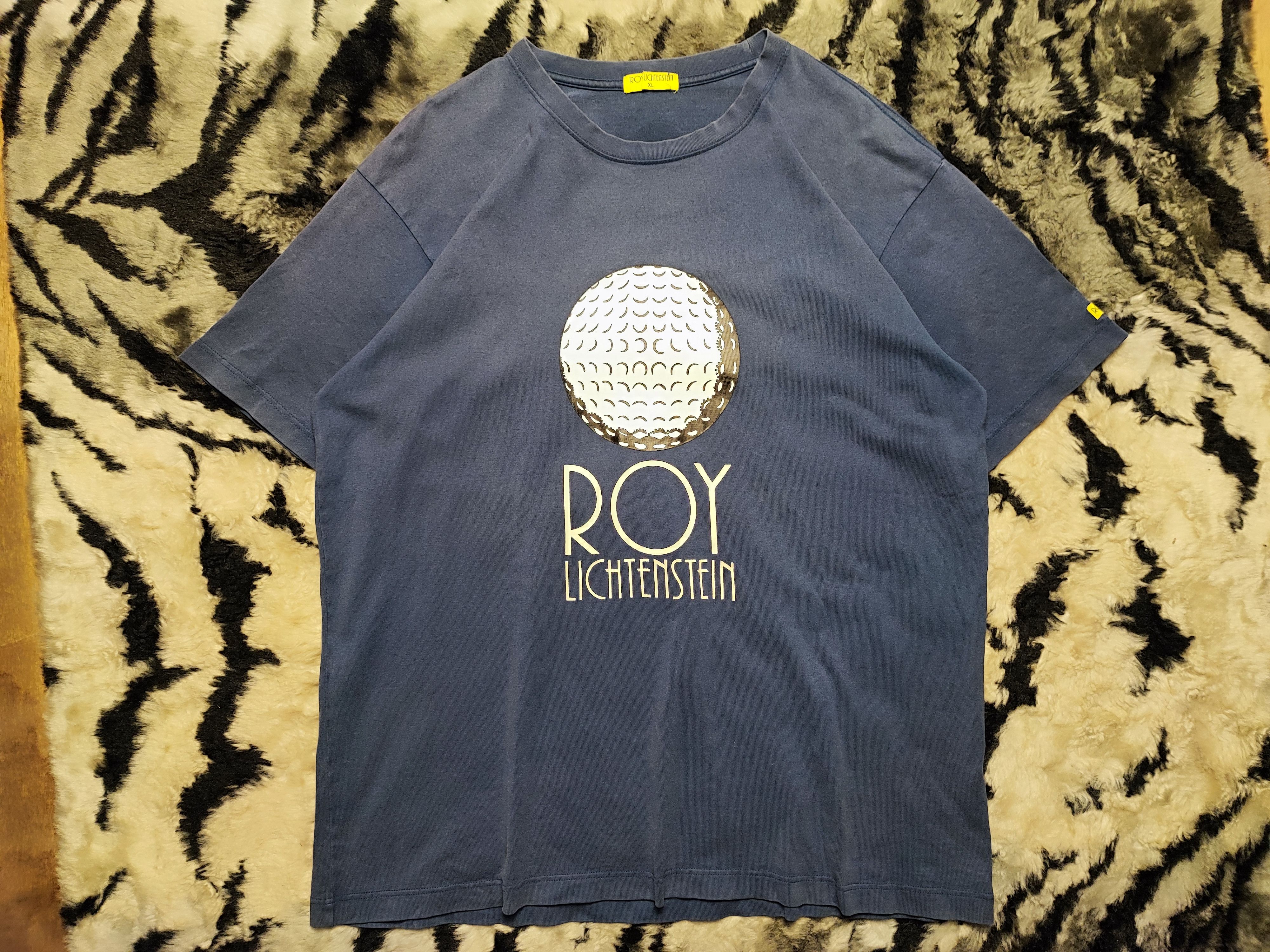 Vintage Vintage Roy Lichtenstein t shirt golf ball big logo Size US XL / EU 56 / 4 - 2 Thumbnail