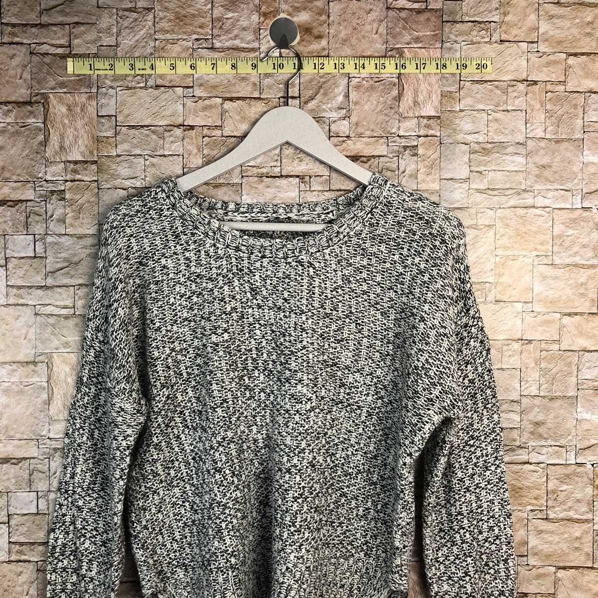 Homespun Knitwear × Japanese Brand Japanese Brand Grey Knitwear #A904 Size L / US 10 / IT 46 - 2 Thumbnail