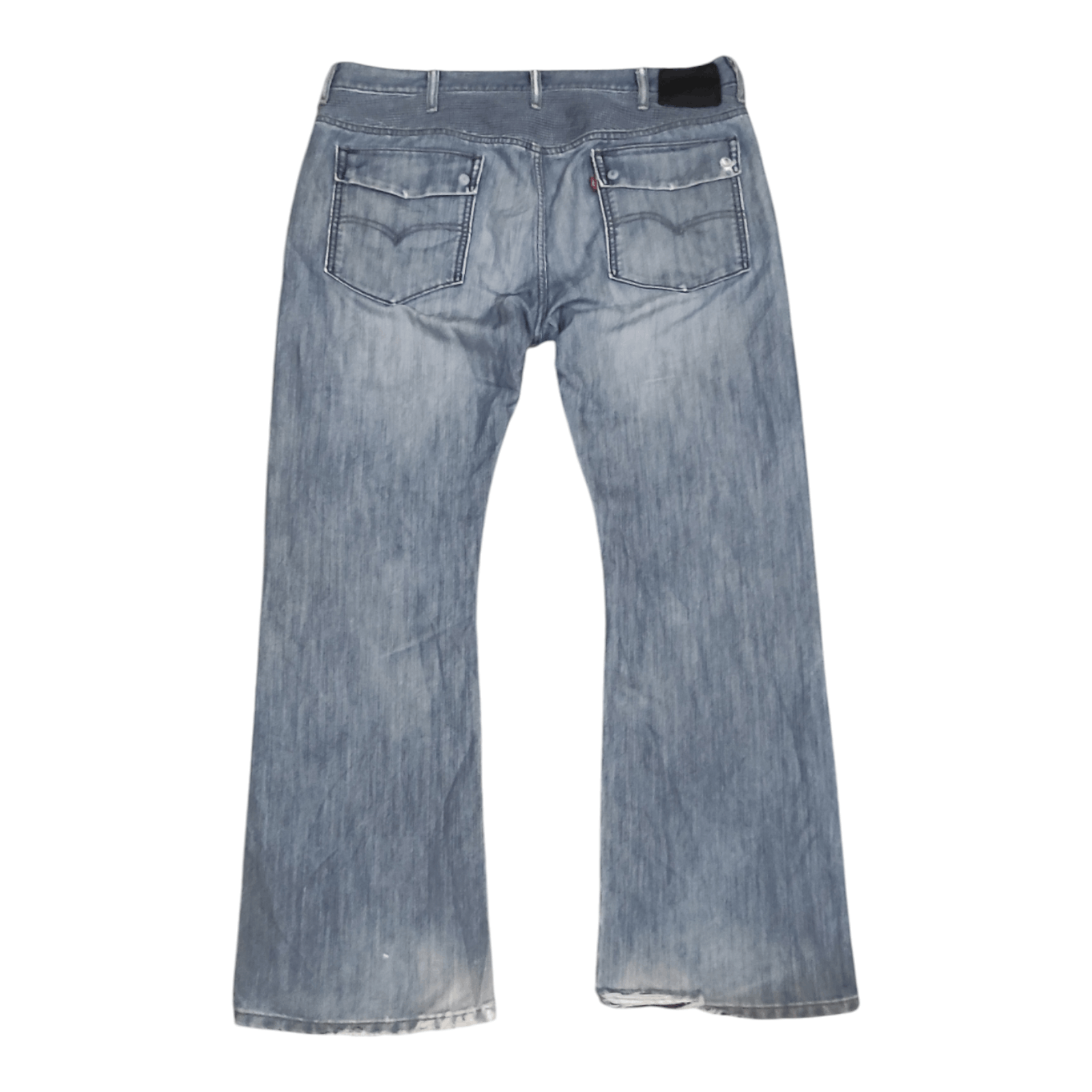 Levi's Vintage Levis 527 Distressed Boot Cut Jeans Size US 38 / EU 54 - 2 Thumbnail