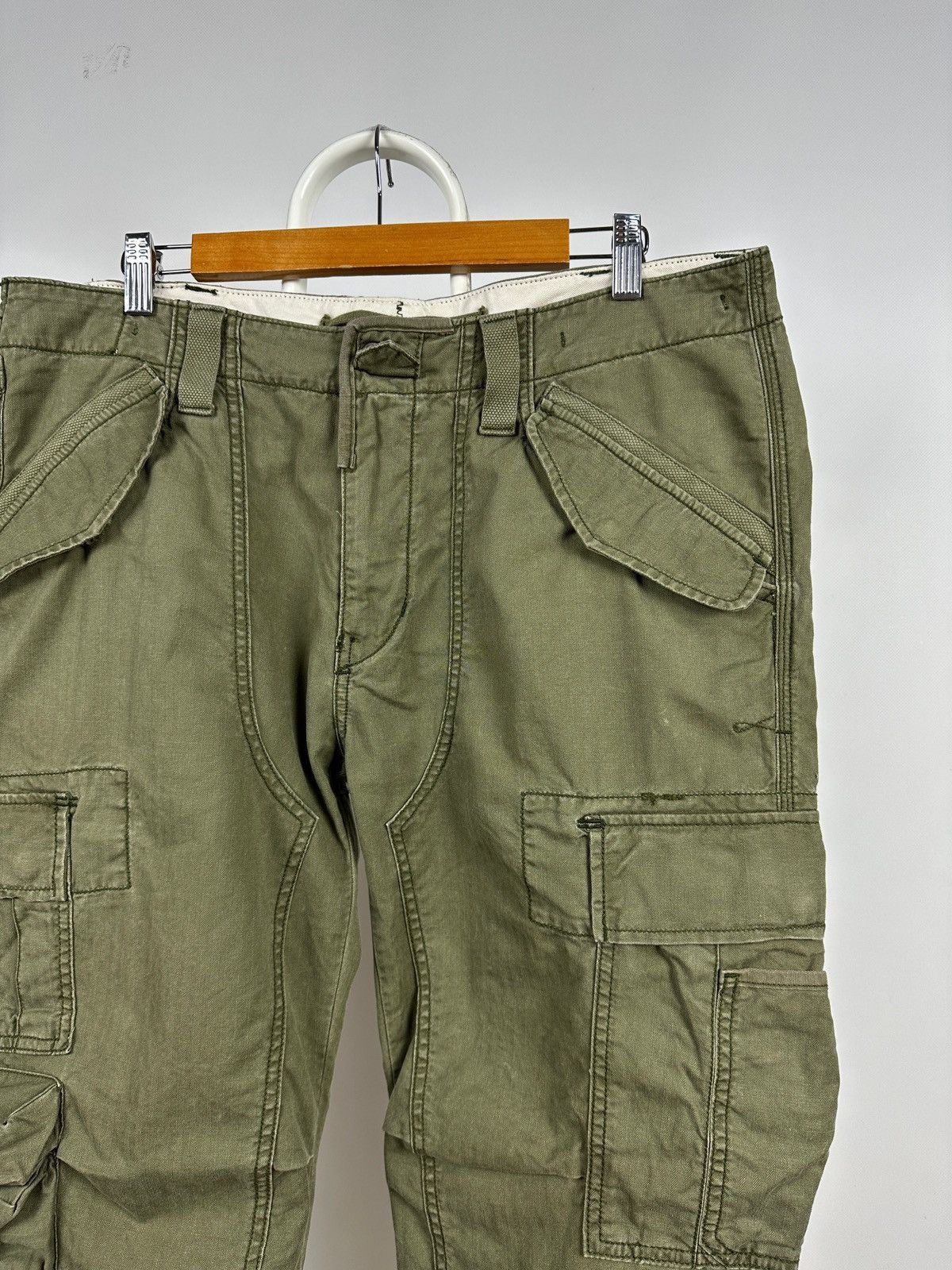 Japanese Brand Vintage Polo Ralph Lauren Cargo Tactical Multi Pockets Pants Size US 36 / EU 52 - 6 Thumbnail