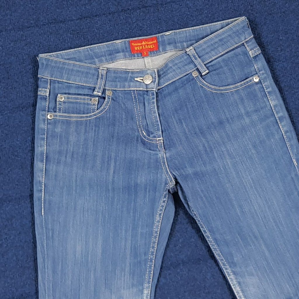 Vivienne Westwood Vintage Vivienne Westwood Red Label Jeans Orb Logo C297N5 Size 29" - 5 Thumbnail