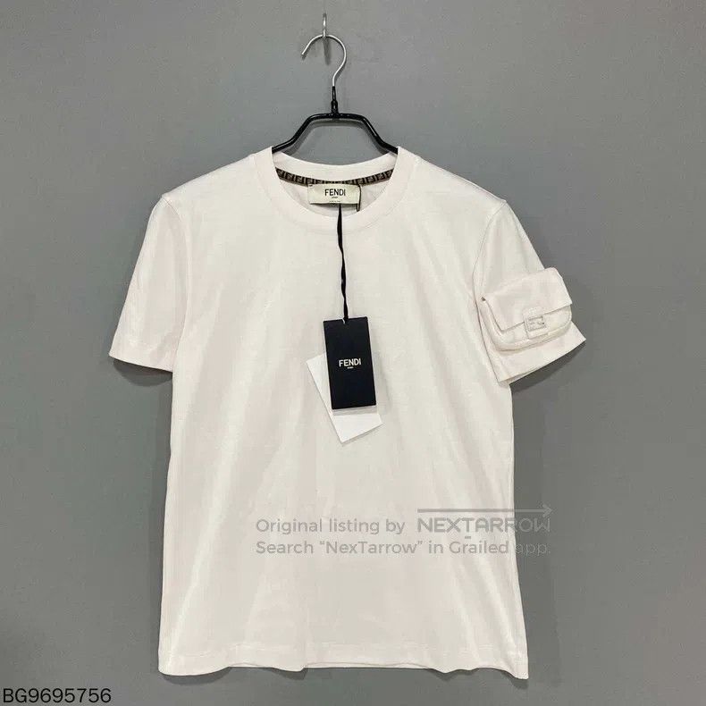 Fendi Fendi Short-sleeve top with double F small bag on cuff Size S / US 4 / IT 40 - 2 Thumbnail