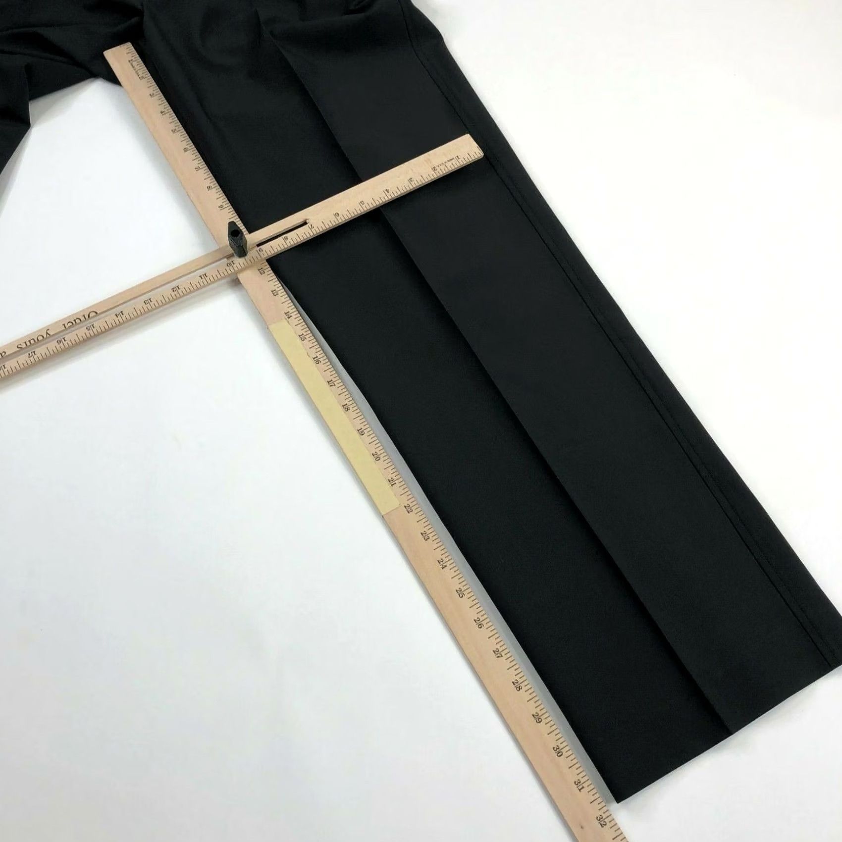 Footjoy FJ FootJoy Black Mens Athletic Active Golf Pants 34 Waist 34 Inseam 30 Tapered Solid Polyester Spandex Sportswear Pants Size US 34 / EU 50 - 4 Thumbnail