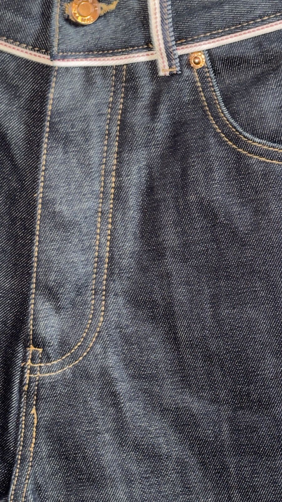 Fugazi FUGAZI “Selfish” Raw Denim Shorts Indigo/Selvedge Style Size US 28 / EU 44 - 6 Thumbnail
