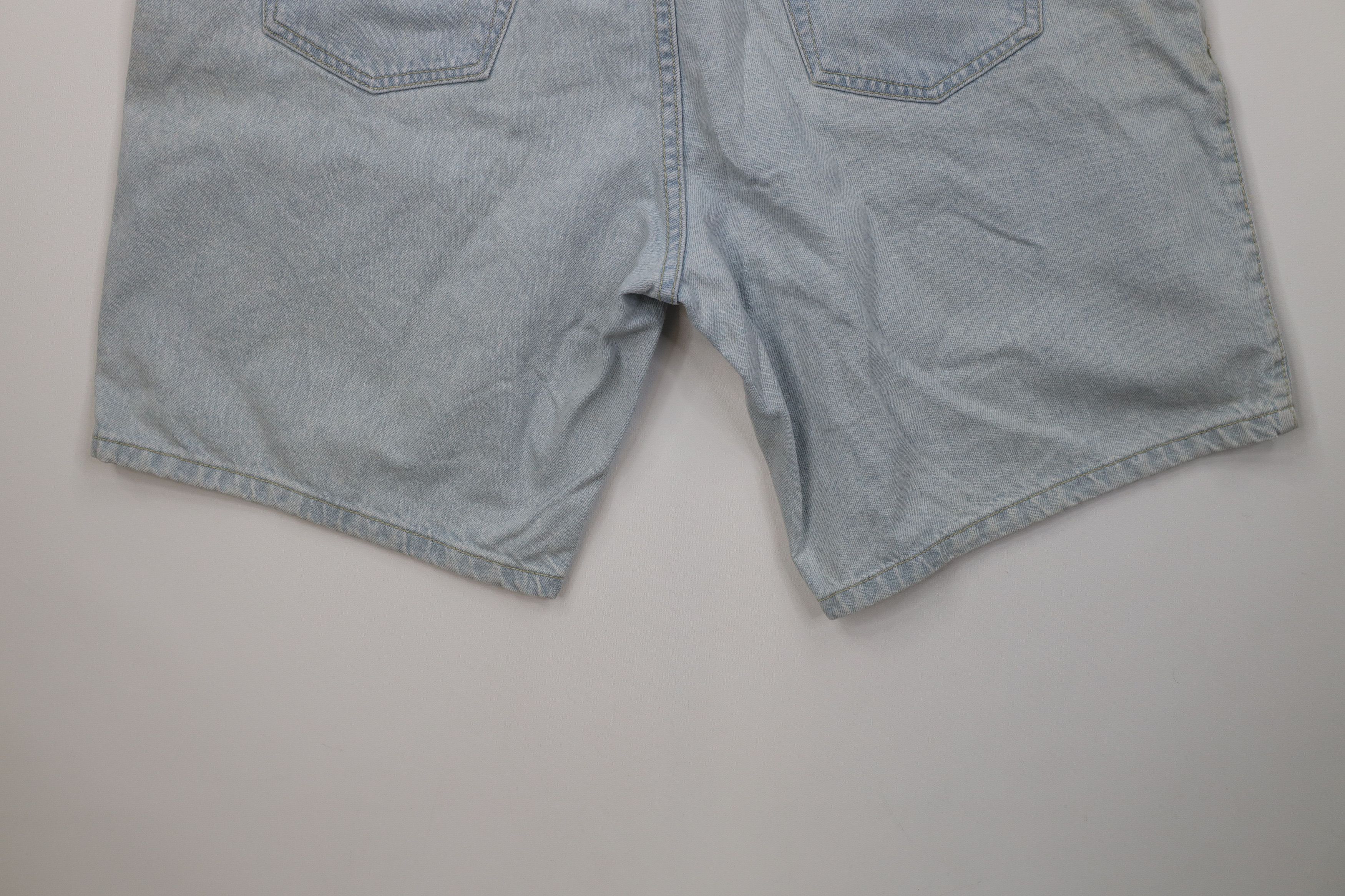Vintage Vintage 90s Streetwear Relaxed Fit Above Knee Denim Shorts Size US 36 / EU 52 - 14 Thumbnail