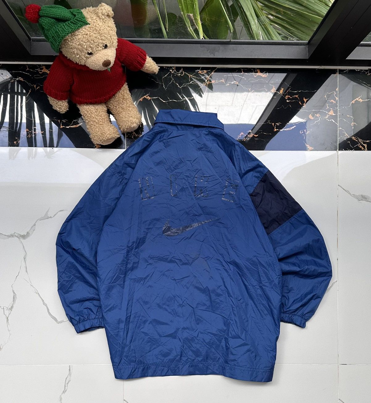 Nike × Vintage 90s NIKE VINTAGE BIG LOGO STREETWEAR LIGHT JACKET Size US S / EU 44-46 / 1 - 3 Thumbnail