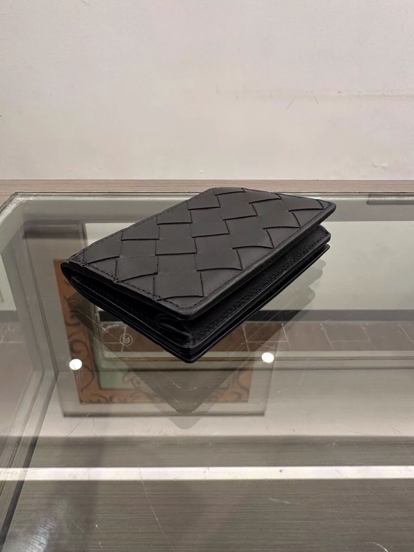 Bottega Veneta BV Intrecciato Black Wallet 8cm New Size ONE SIZE - 4 Thumbnail
