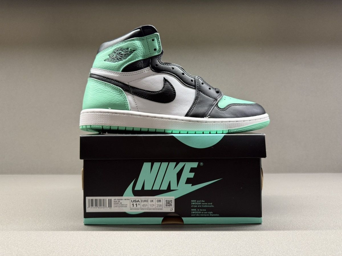 Jordan Brand Jordan 1 Retro High OG Green Glow Size US 11.5 / EU 44-45 - 4 Thumbnail