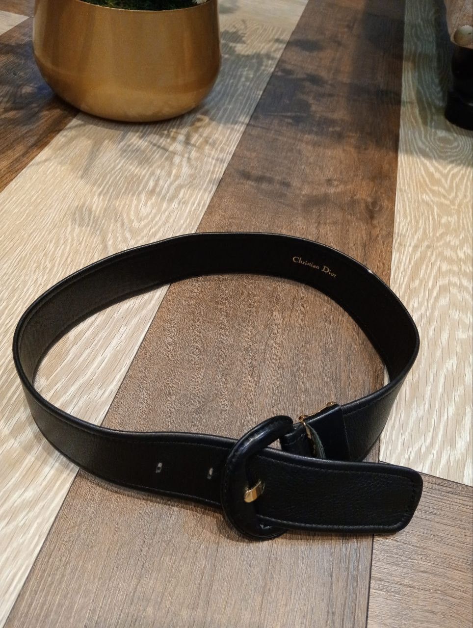 Christian Dior Monsieur CHRISTIAN DIOR LEATHER BELT Size ONE SIZE - 4 Thumbnail
