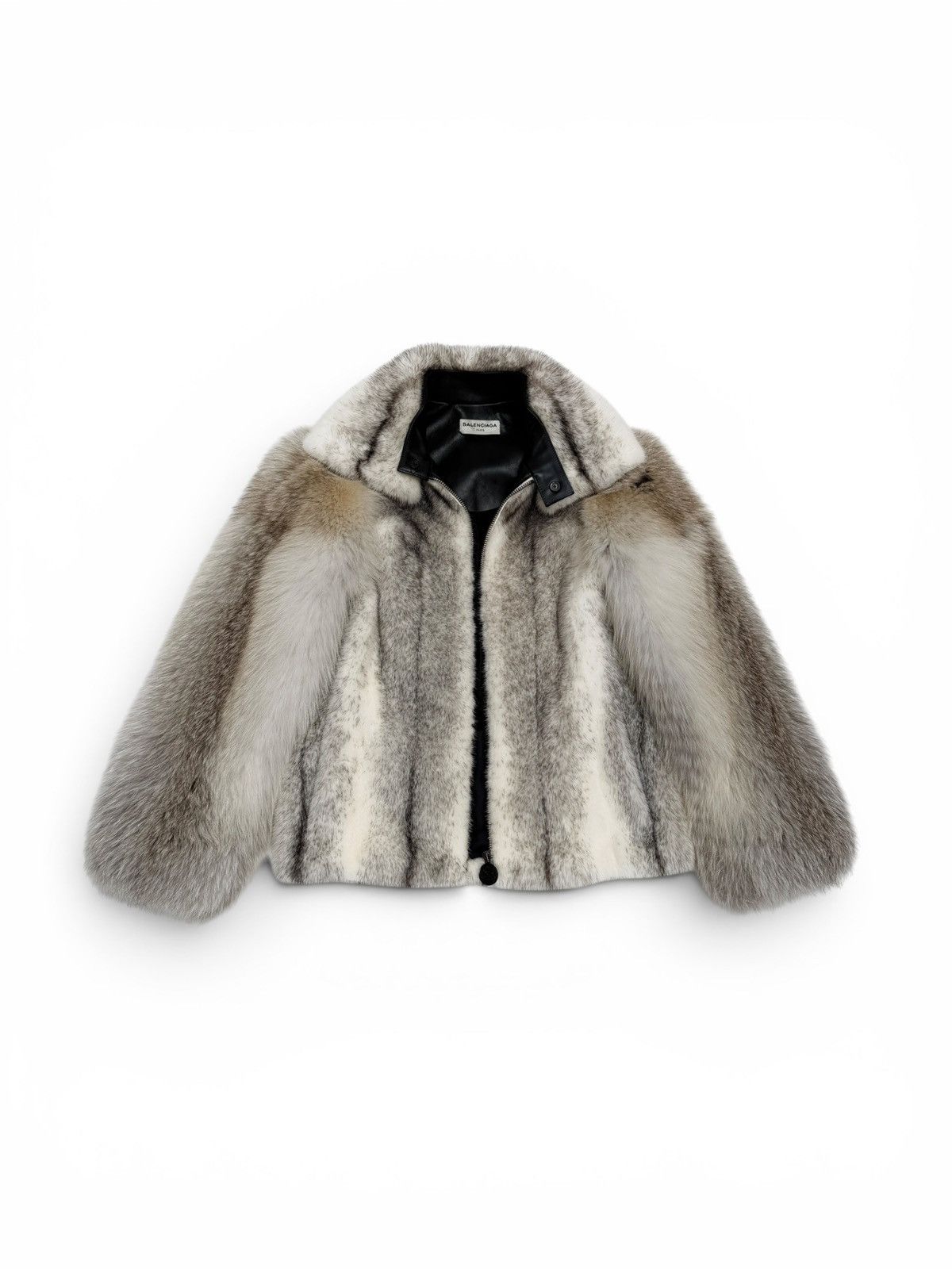 Balenciaga Balenciaga Genuine Mink & Fox Fur Jacket Size XS / US 0-2 / IT 36-38 - 1 Thumbnail