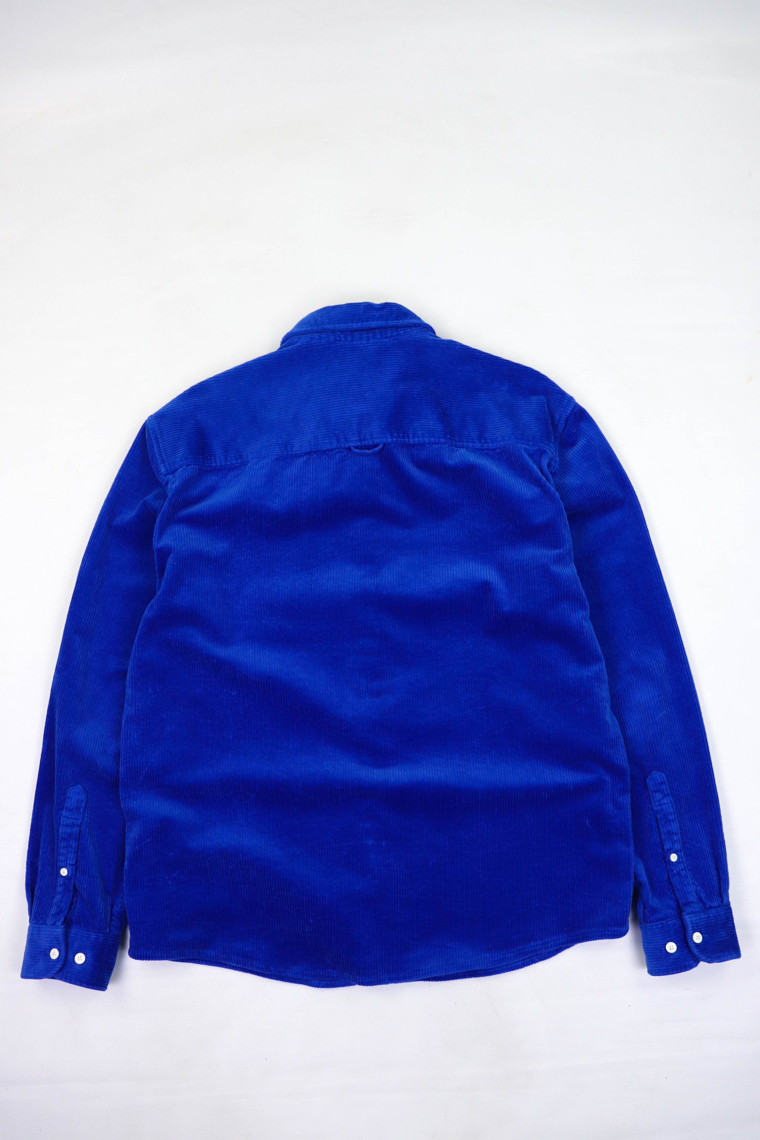Reserved Review Bright Blue Heavy Corduroy LS Shirt Size US XL / EU 56 / 4 - 2 Thumbnail