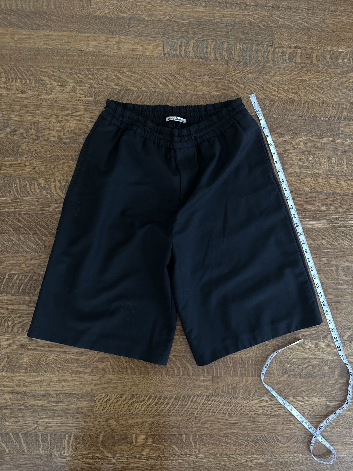 Acne Studios Gabardine Shorts - Black - sz 52