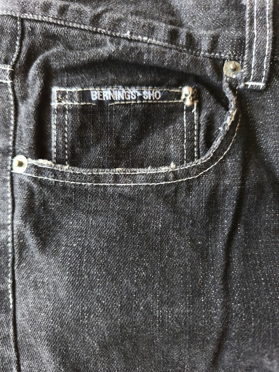 If Six Was Nine Berning Sho Flared Distressed Jeans Size US 31 - 8 Thumbnail