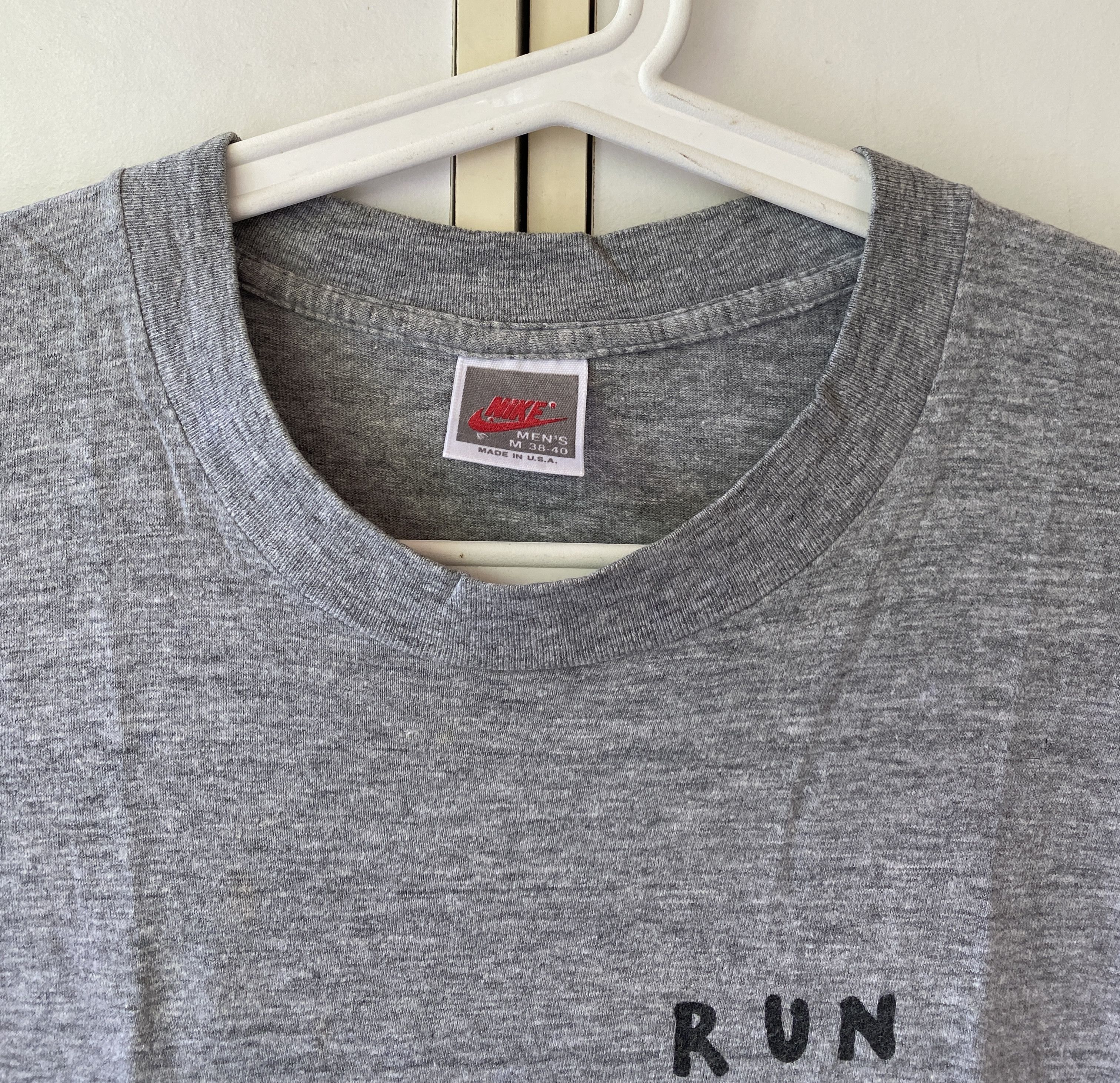 Vintage VINTAGE 90'. NIKE 'RUN REALLY REALLY FAST' T SHIRT Size US M / EU 48-50 / 2 - 3 Thumbnail
