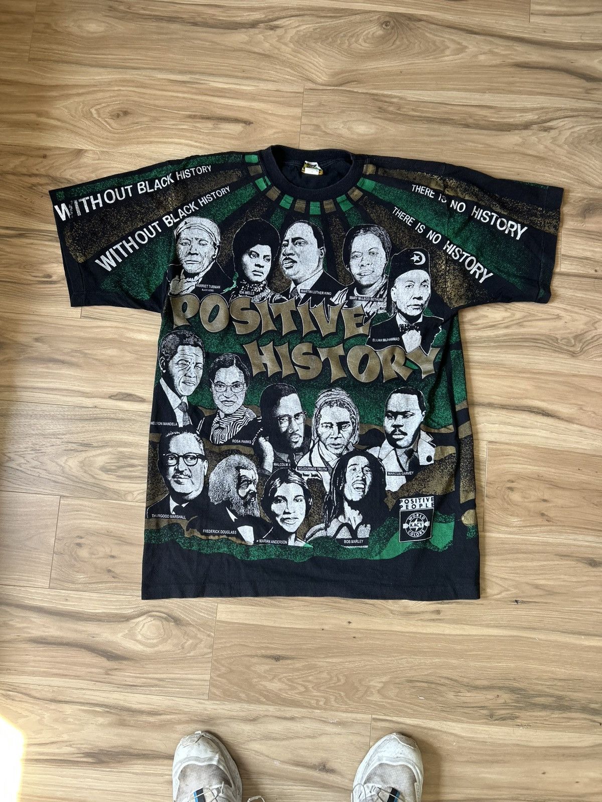 Other Vintage “Positive History” Black History All-Over Print Tee Size US XL / EU 56 / 4 - 1 Thumbnail