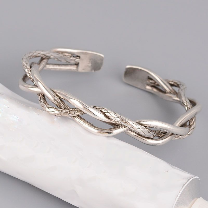Jewelry Creative Hollow Wavy Twist Bracelet Size ONE SIZE - 1 Thumbnail