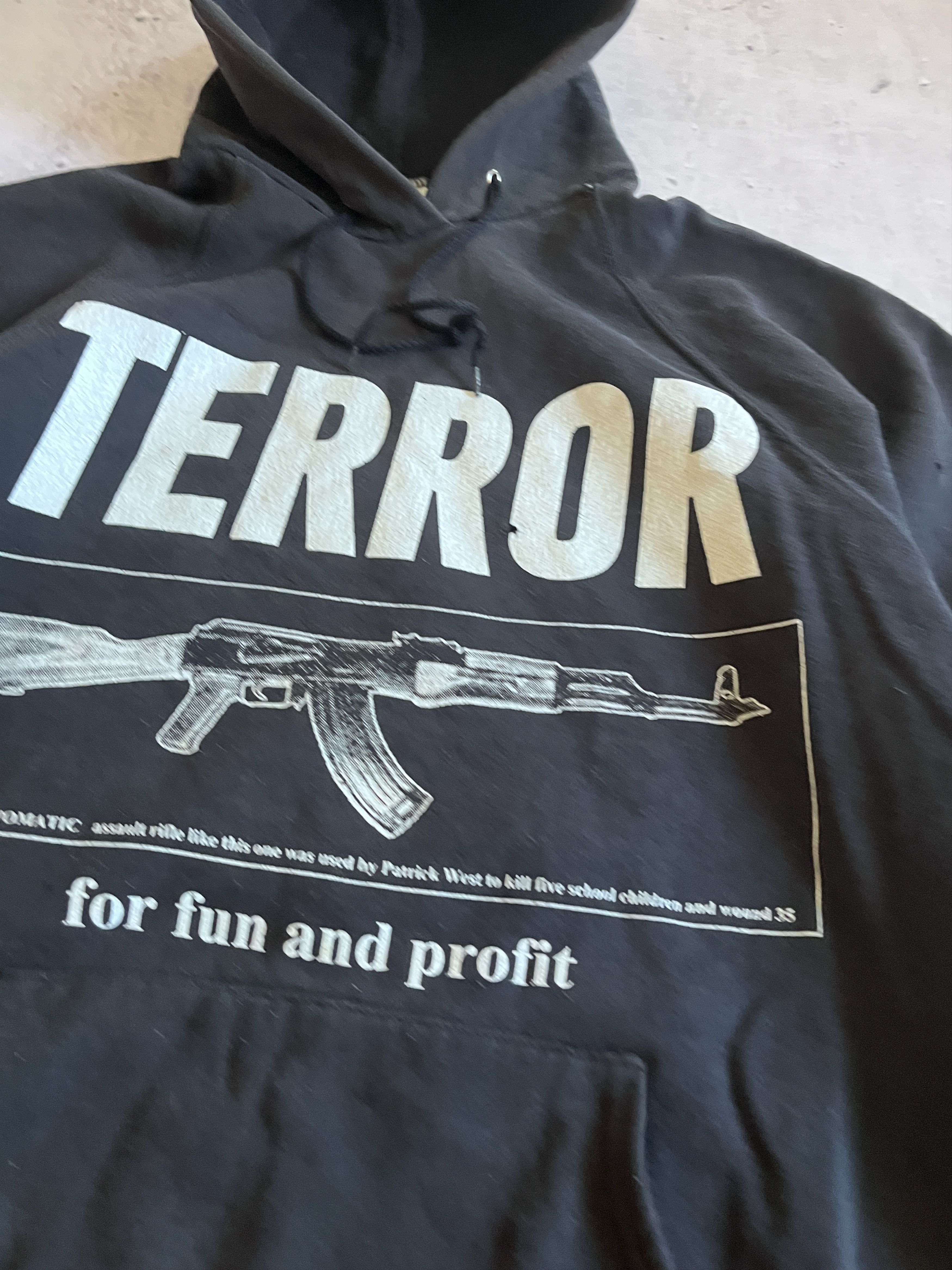 Band Tees DON ROCK TERROR WORLDWIDE SCREEN STARS VERY RARE 90s HOODIE Size US XL / EU 56 / 4 - 5 Thumbnail