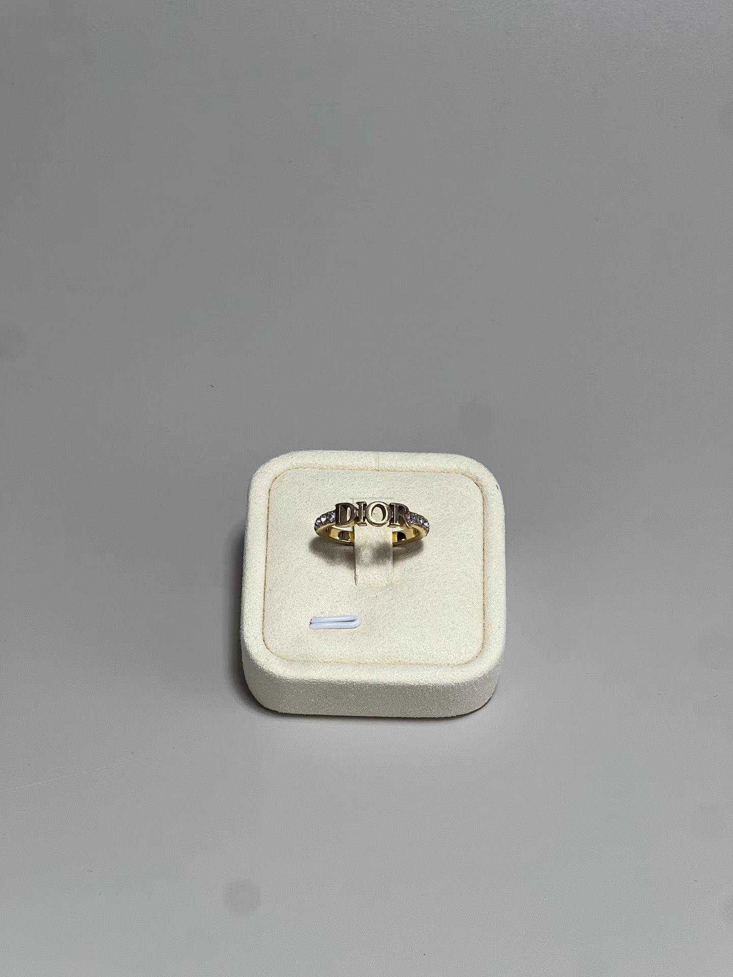 Dior DIOR Crystal Ring Size ONE SIZE - 1 Thumbnail