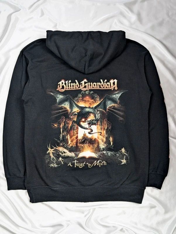 Fruit Of The Loom Blind Guardian Dragons Rock Metal Band Hoodie XL Size US XL / EU 56 / 4 - 2 Thumbnail