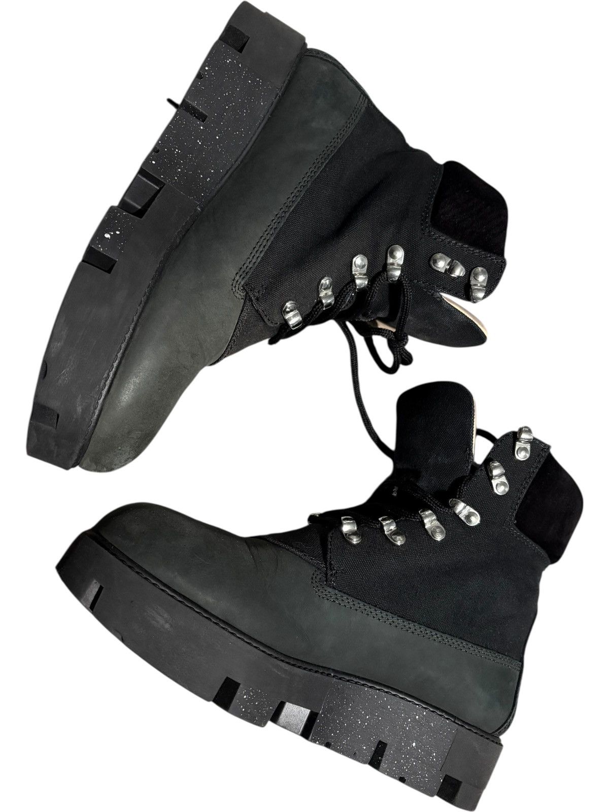 Acne Studios 40 Acne Studios Mountain Hiking Boots Leather Tractor tooth Size US 7 / EU 40 - 2 Thumbnail