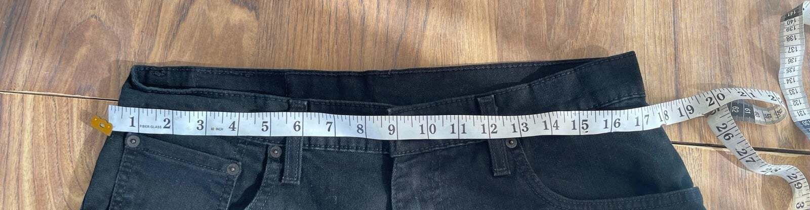Levi's Vintage Clothing Levis' Regular Fit Mens Size 34 Two Denim Black/Blue Shorts Size US 34 / EU 50 - 5 Thumbnail