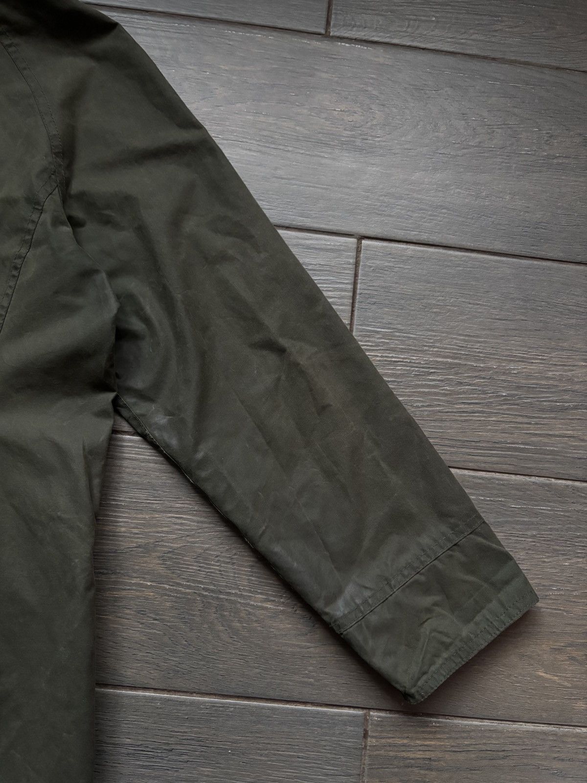 Barbour Women’s Vintage Barbour Boadnell Wax Rain Green Jacket us10 Size L / US 10 / IT 46 - 19 Thumbnail