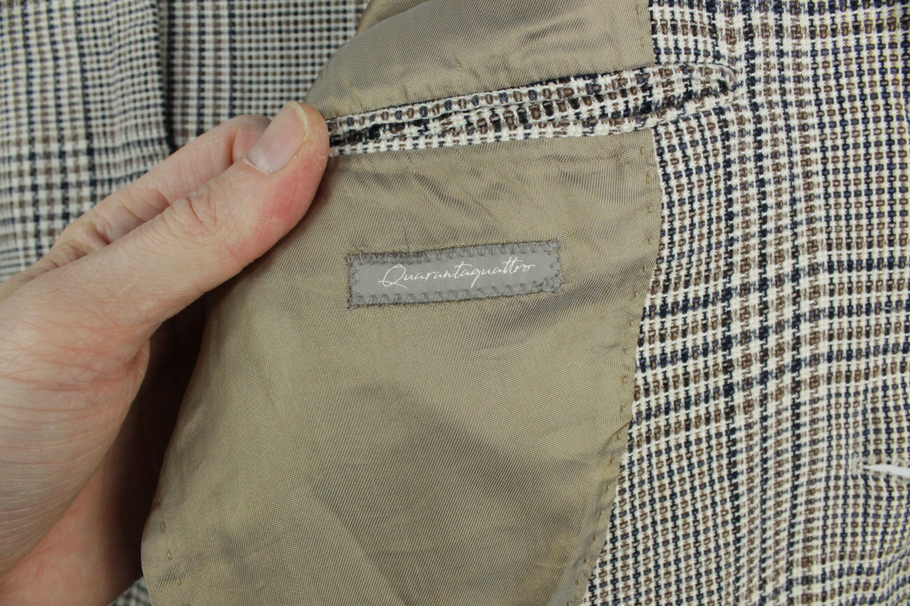 Paoloni Paoloni Knit Cotton Linen Sport Coat Blazer Jacket Men's Size US XS / EU 42 / 0 - 8 Thumbnail