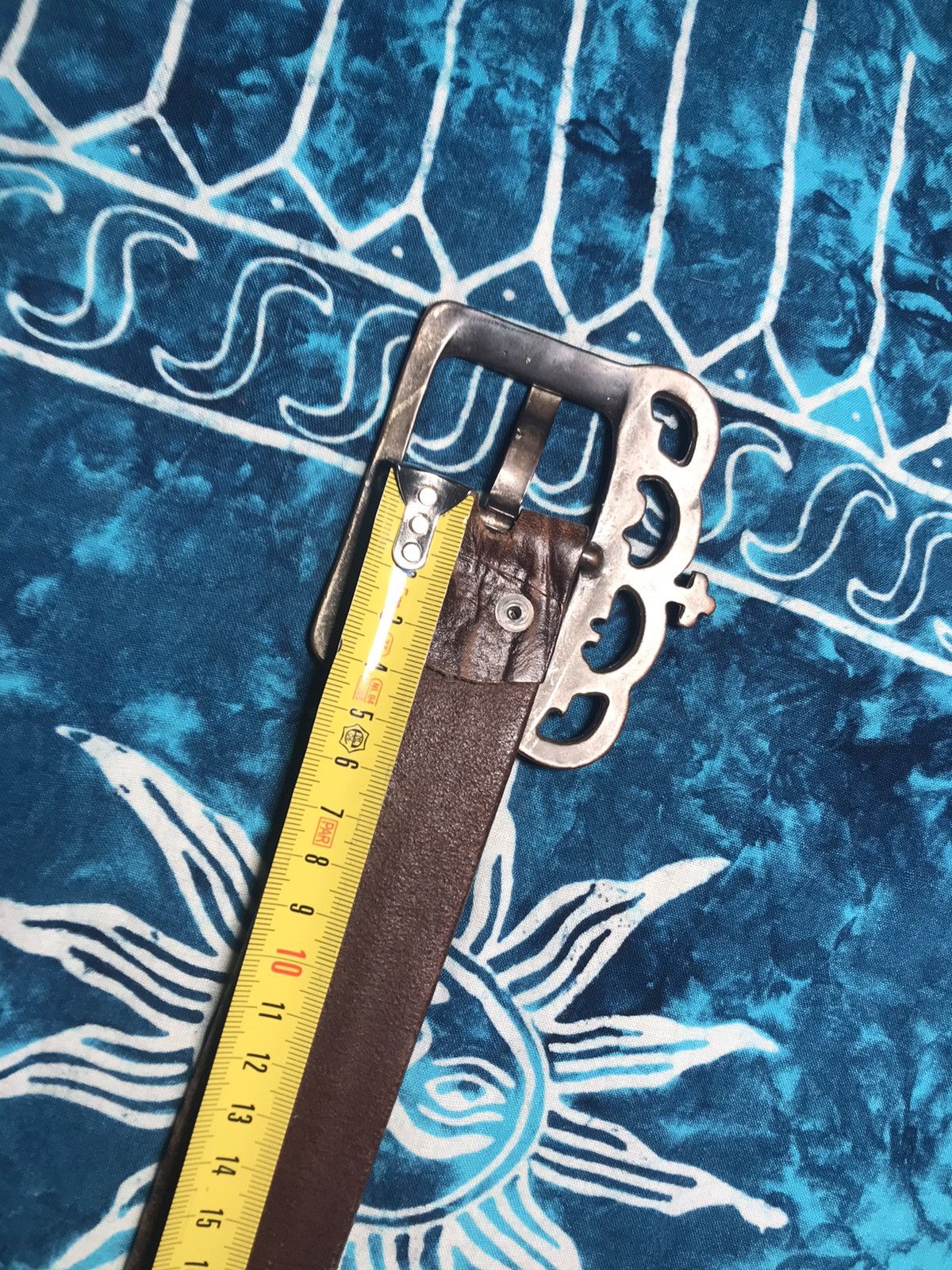 Energie Y2K Vintage Leather Belt Rodeo ENERGIE Size 32 - 17 Thumbnail