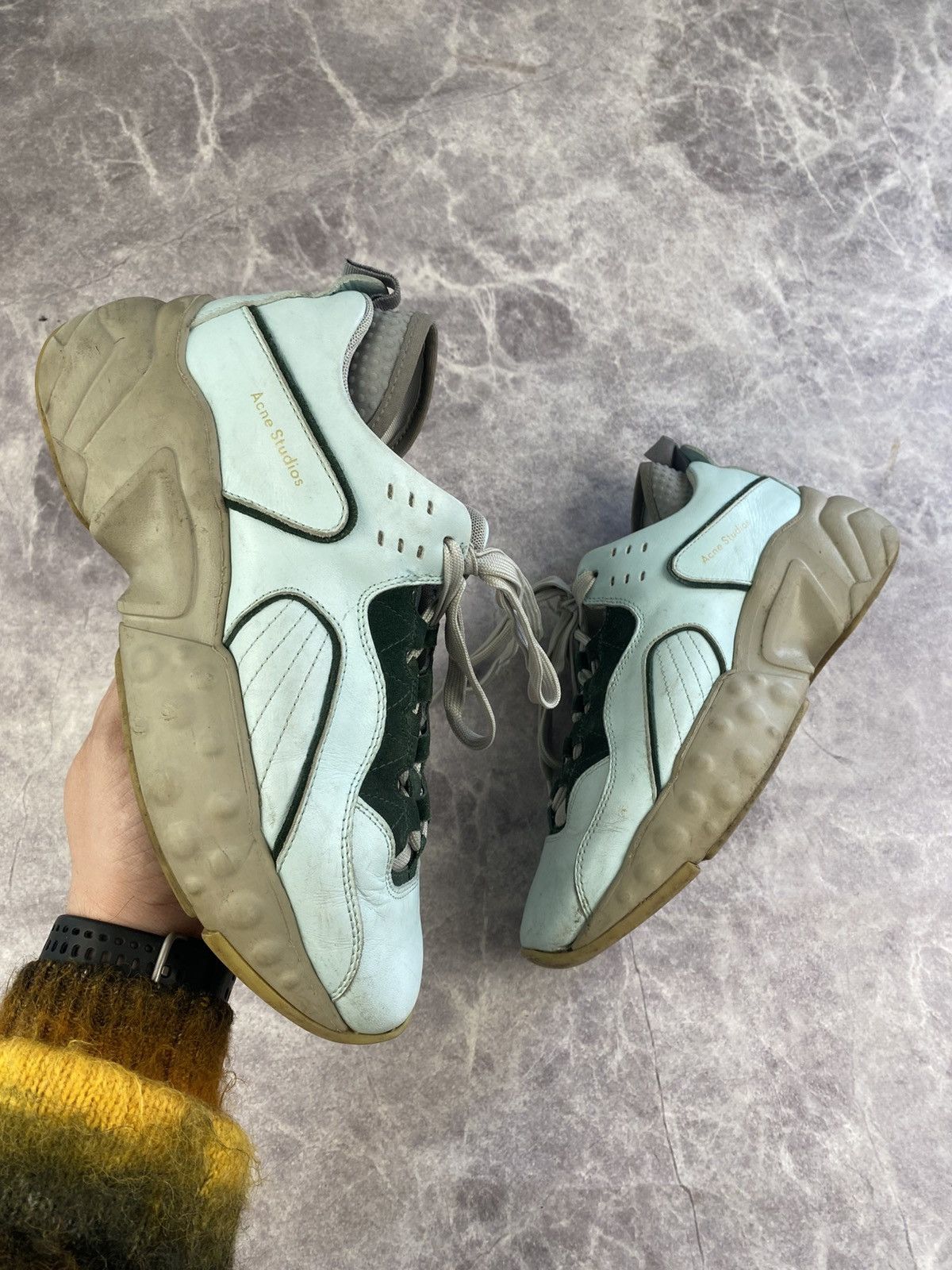 Acne Studios Acne Studios Manhattan Nappa Sneakers Size: 40 Size US 7 / EU 40 - 1 Thumbnail