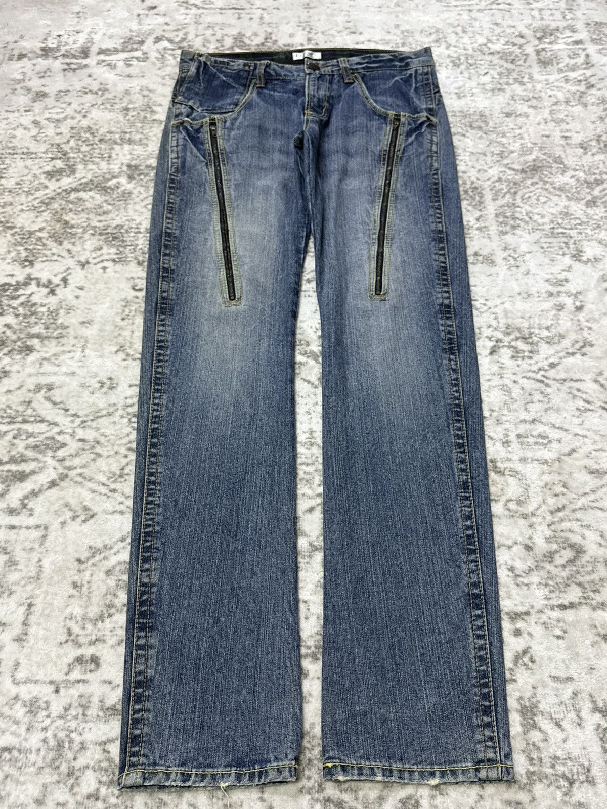 Japanese Brand Japanese Brand J-honey Zipper Pocket Slim Jeans Size US 30 / EU 46 - 1 Thumbnail