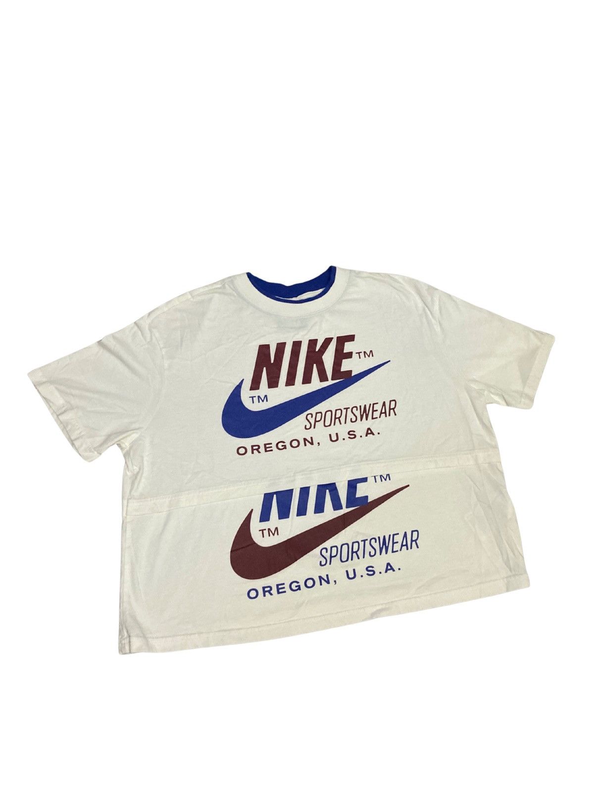 Nike Nike Sportswear Icon Clash Logo Crop Tee Size L / US 10 / IT 46 - 1 Thumbnail