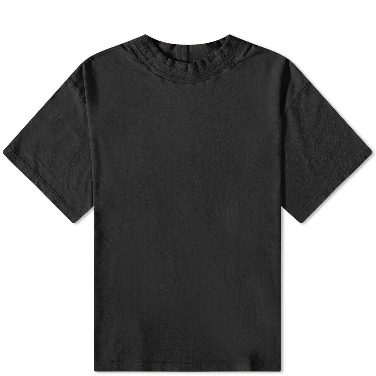 Acne Studios Elco Chain Rib Oversized L T-Shirt in Faded Gray/Black Size US L / EU 52-54 / 3 - 6 Thumbnail