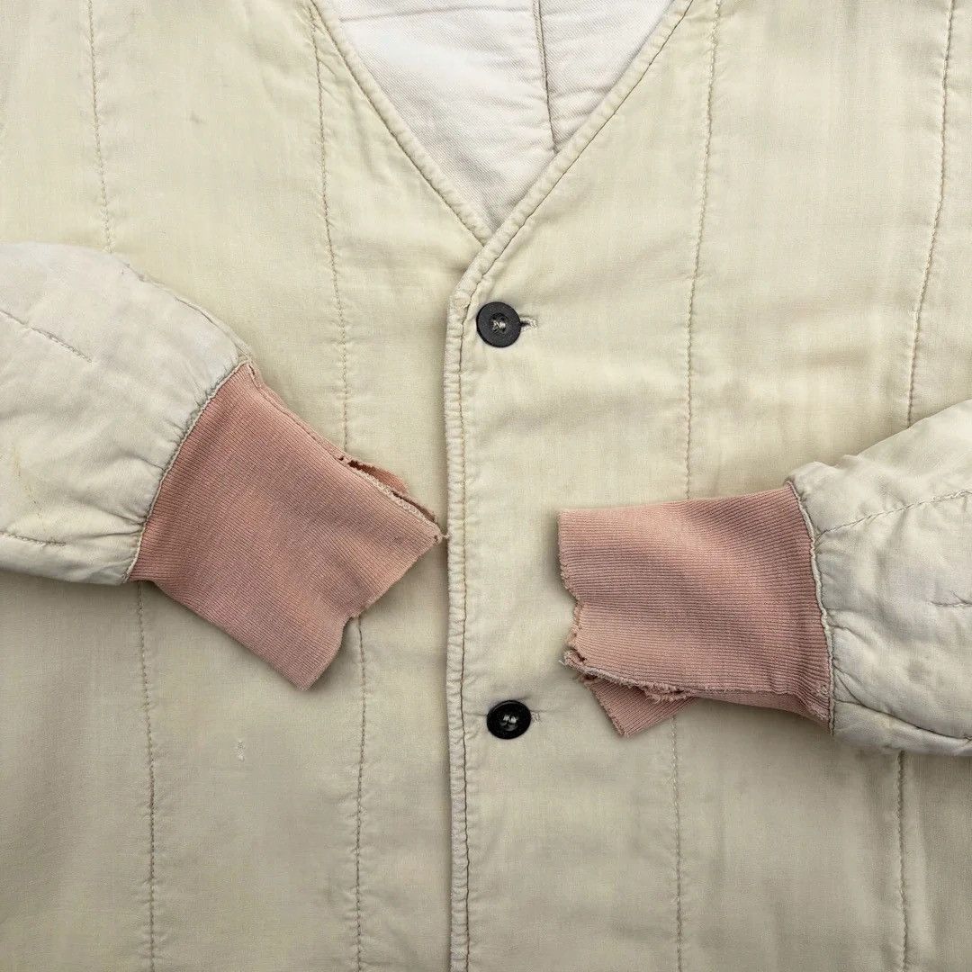 Czech Army 1960 60s Vintage Military Quilted Liner Jacket