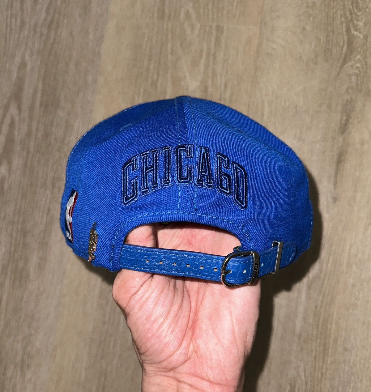 NBA Chicago Bulls NBA Champions Pro Edge NBA Strapback Hat Size ONE SIZE - 4 Thumbnail