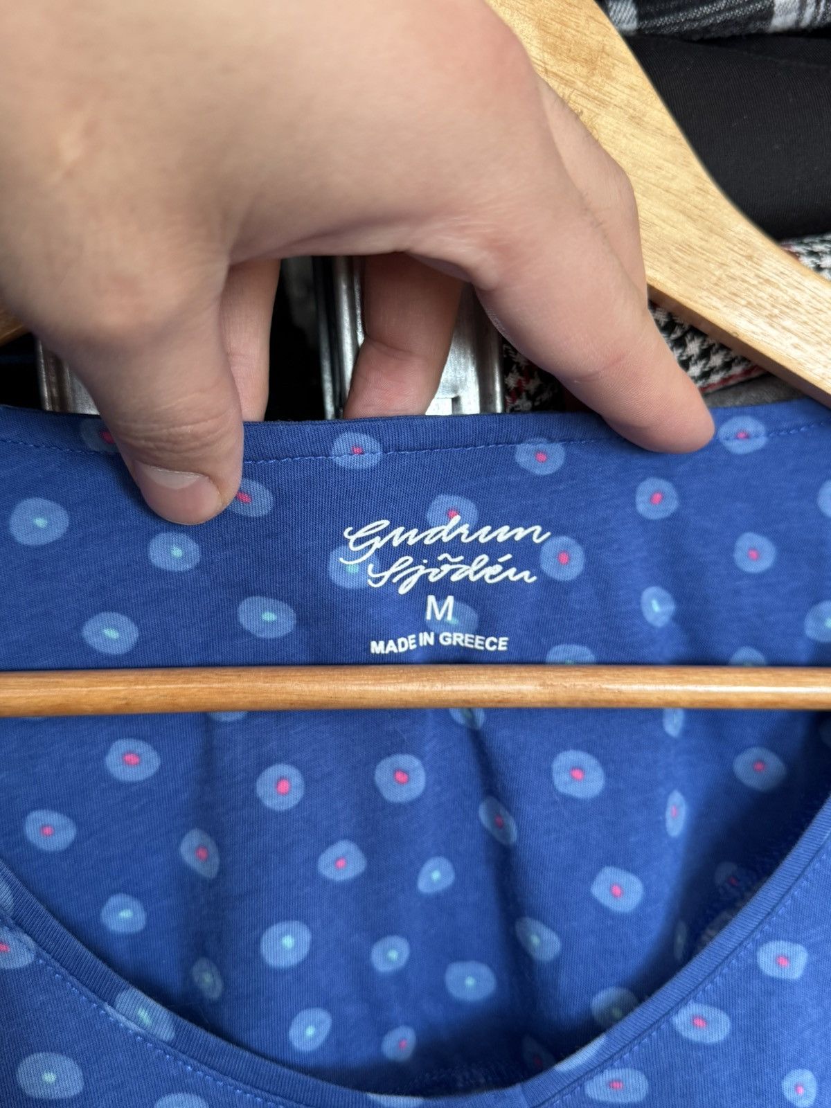 Gudrun Sjoden Gudrun Sjoden T Shirt Top Floral Print Stretch Blue Size M Size M / US 6-8 / IT 42-44 - 5 Thumbnail