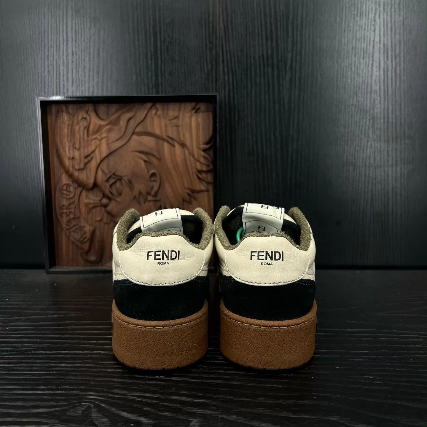 Fendi Fendi Match Women's Black & White 99 New Worn Once Size US 4.5 / IT 34.5 - 4 Thumbnail