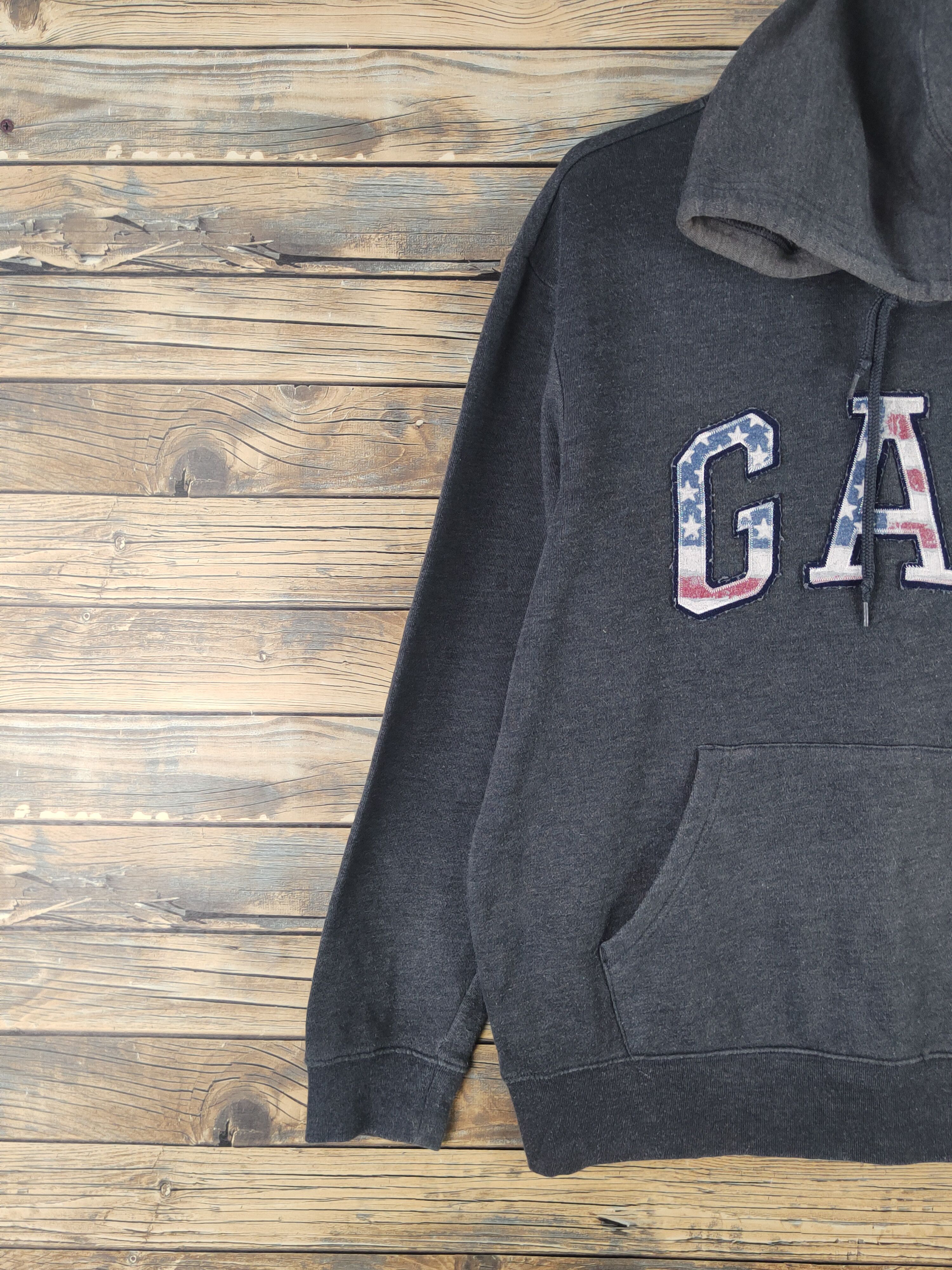 Japanese Brand DL Gap Black Hoodie Sweatshirts #1684 Size US M / EU 48-50 / 2 - 4 Thumbnail