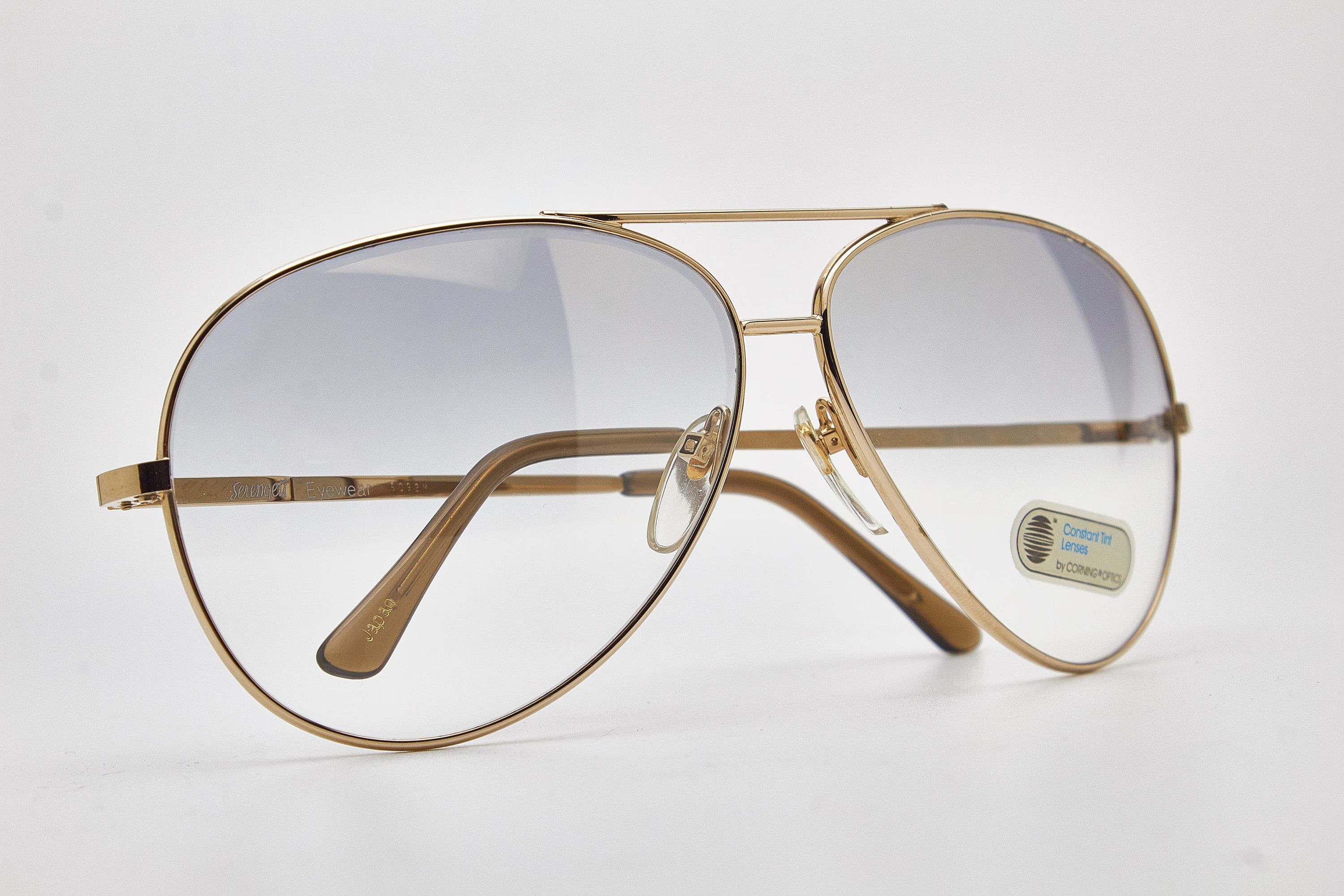 Serengeti SERENGETI quiet luxury 80s oversized gold thin metal specs Size ONE SIZE - 5 Thumbnail