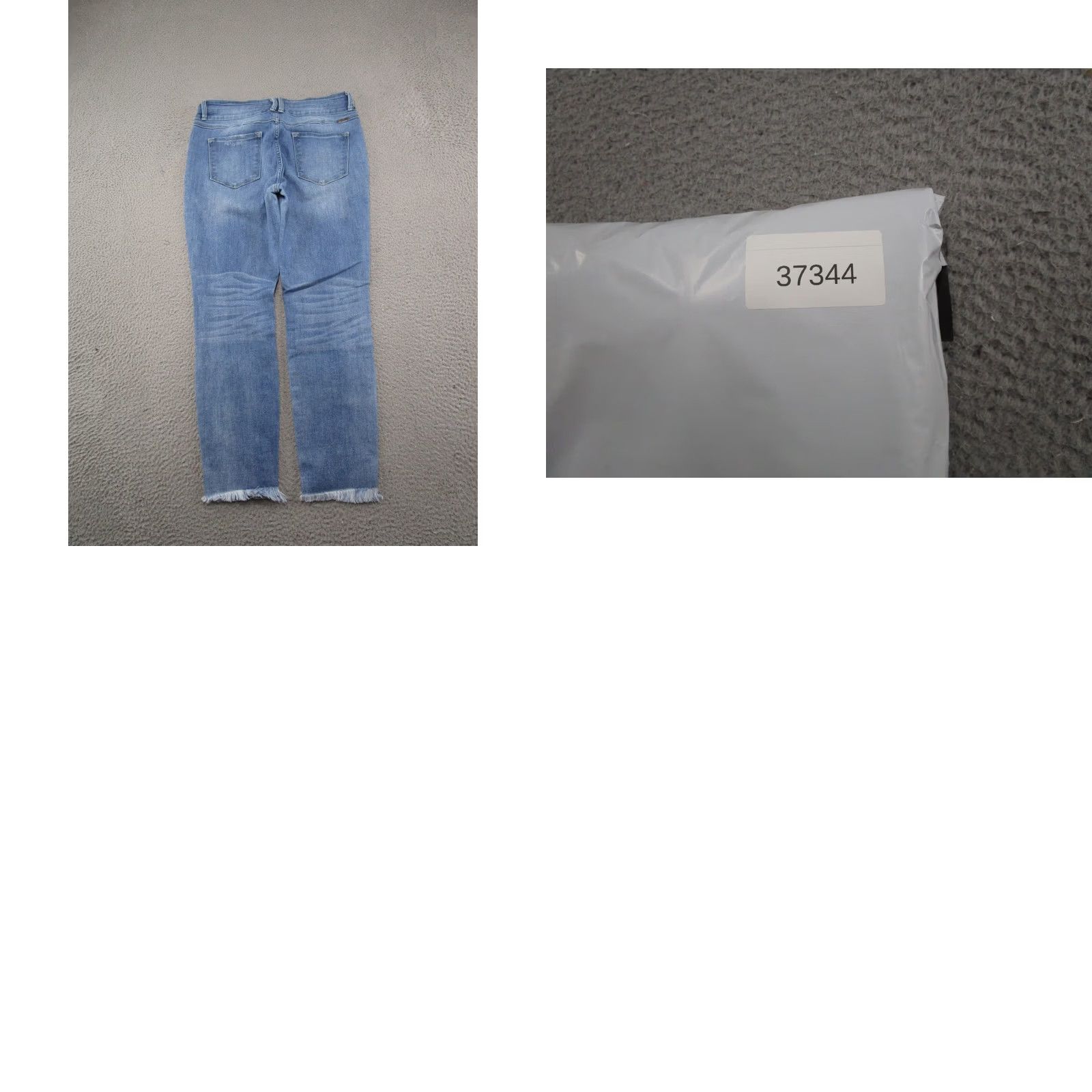 Vintage KanCan Maurices Womens Blue Stretch Denim Distressed Skinny Ankle Jeans Size 31 Size 24" / US 00 / IT 34 - 9 Thumbnail