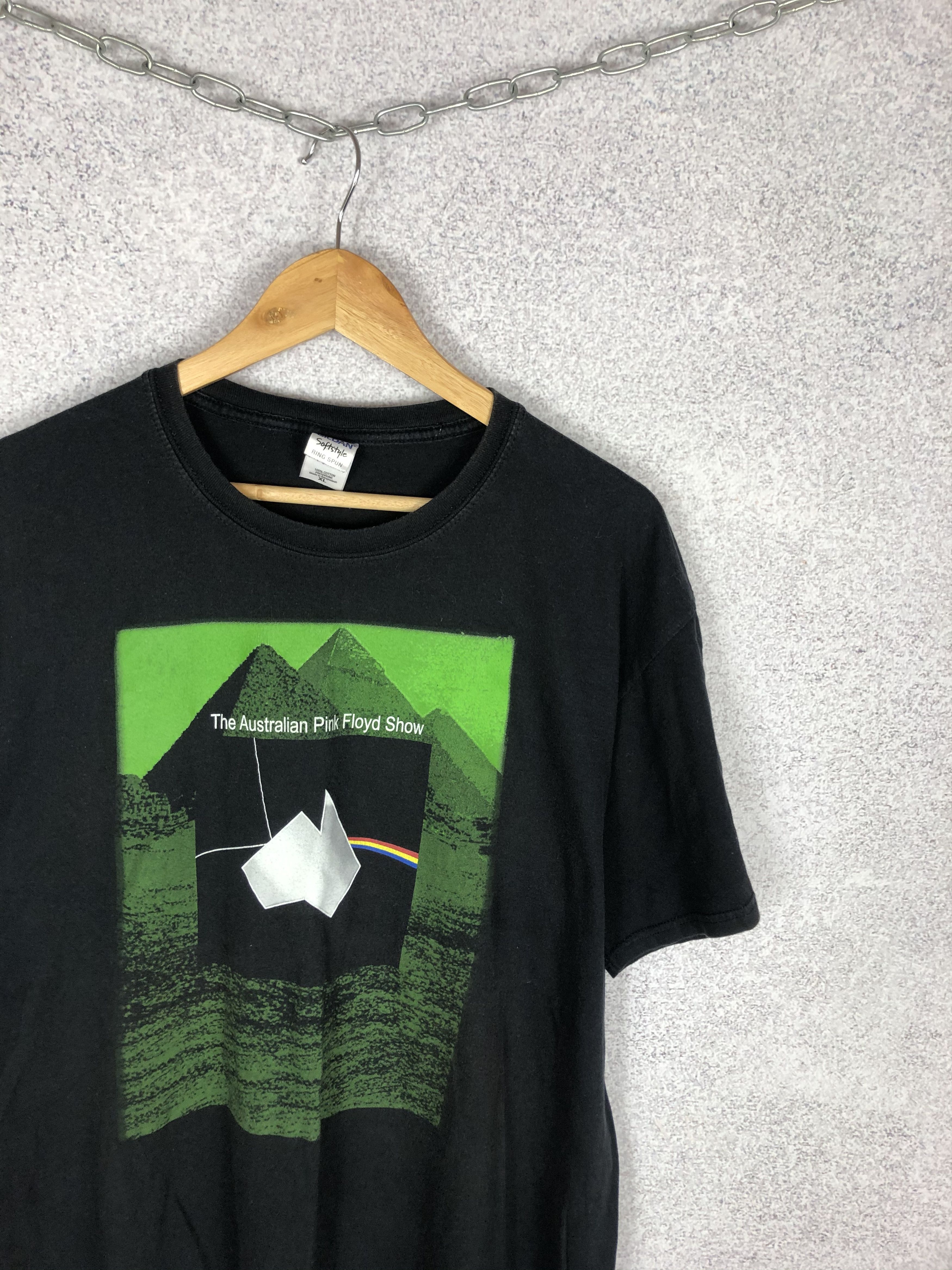 Vintage Pink Floyd Australia Show Rock Band Tee Tour T shirt